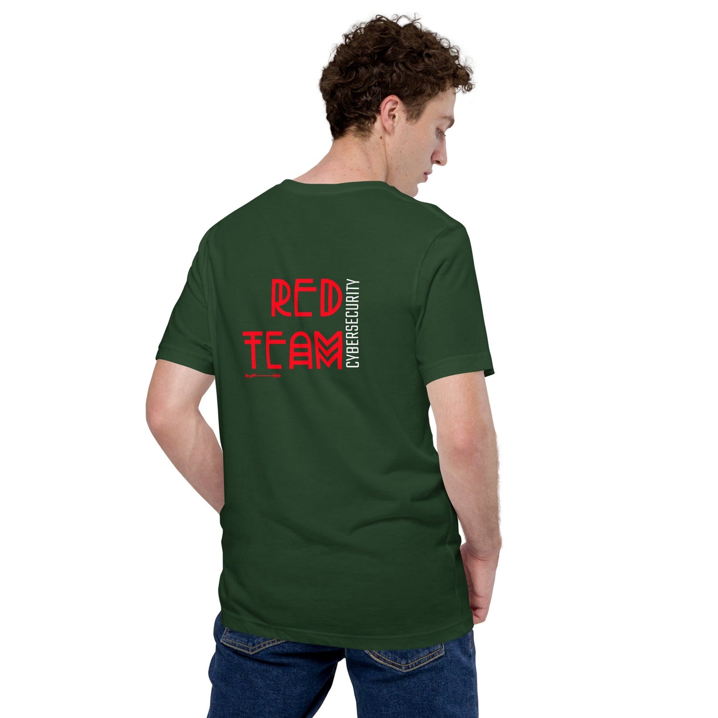Cyber Security Red Team V5 - Unisex t-shirt ( Back Print ) by DarkByteGear