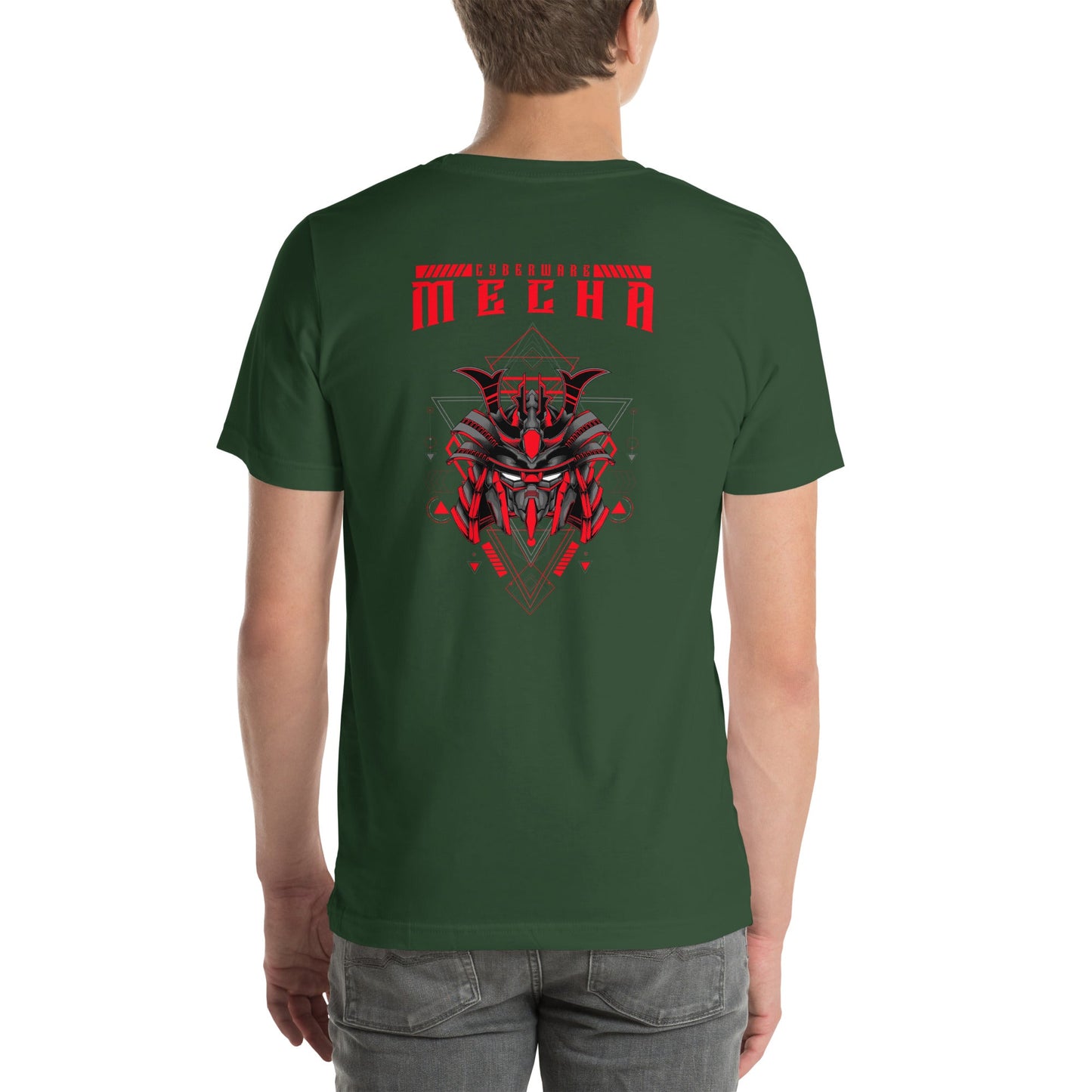 CyberWare Mecha - Unisex t-shirt ( Back Print ) by DarkByteGear