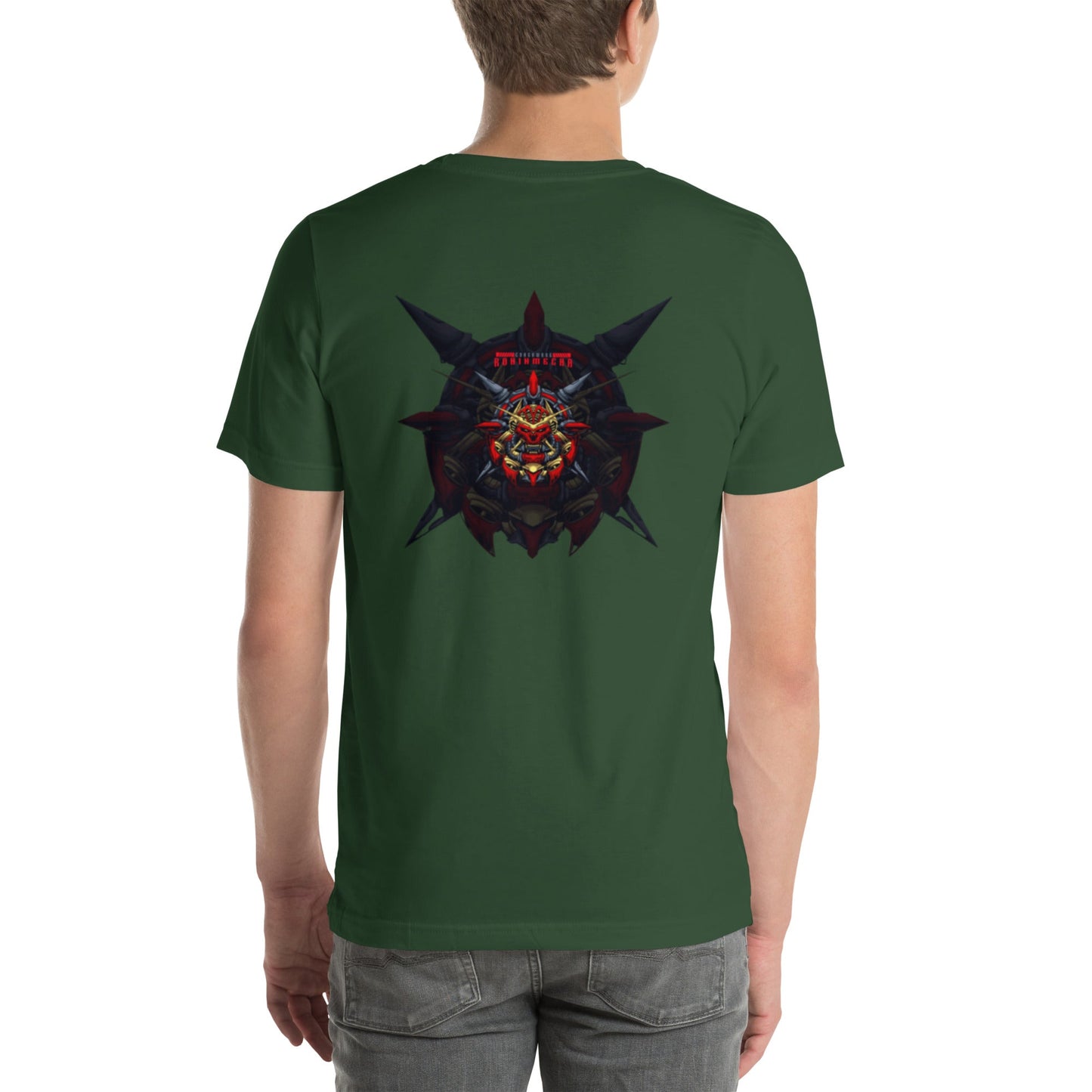 Cyberware Ronin Mecha - Unisex t-shirt ( Back Print ) by DarkByteGear