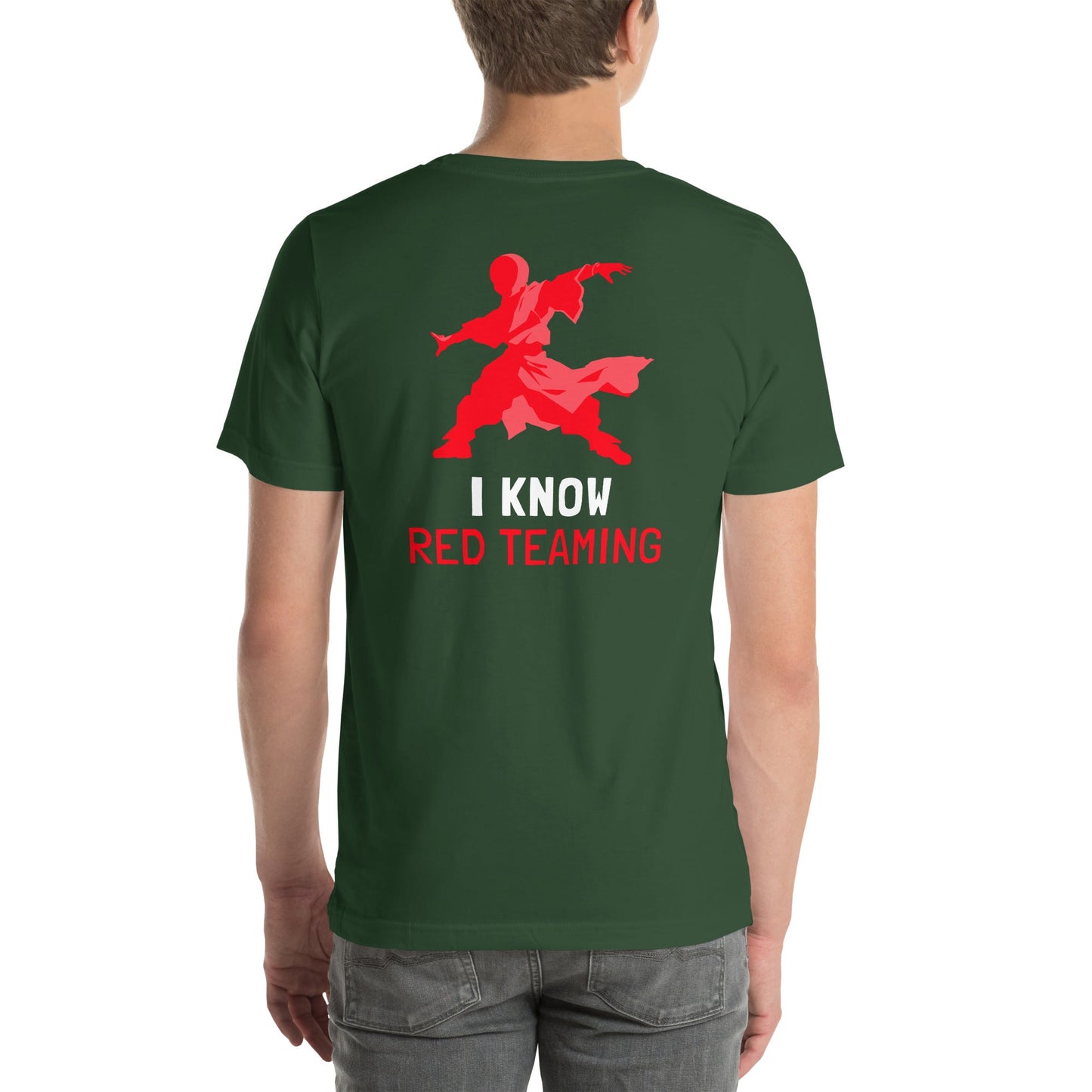 I Know Red Teaming - Unisex t-shirt ( Back Print ) by DarkByteGear