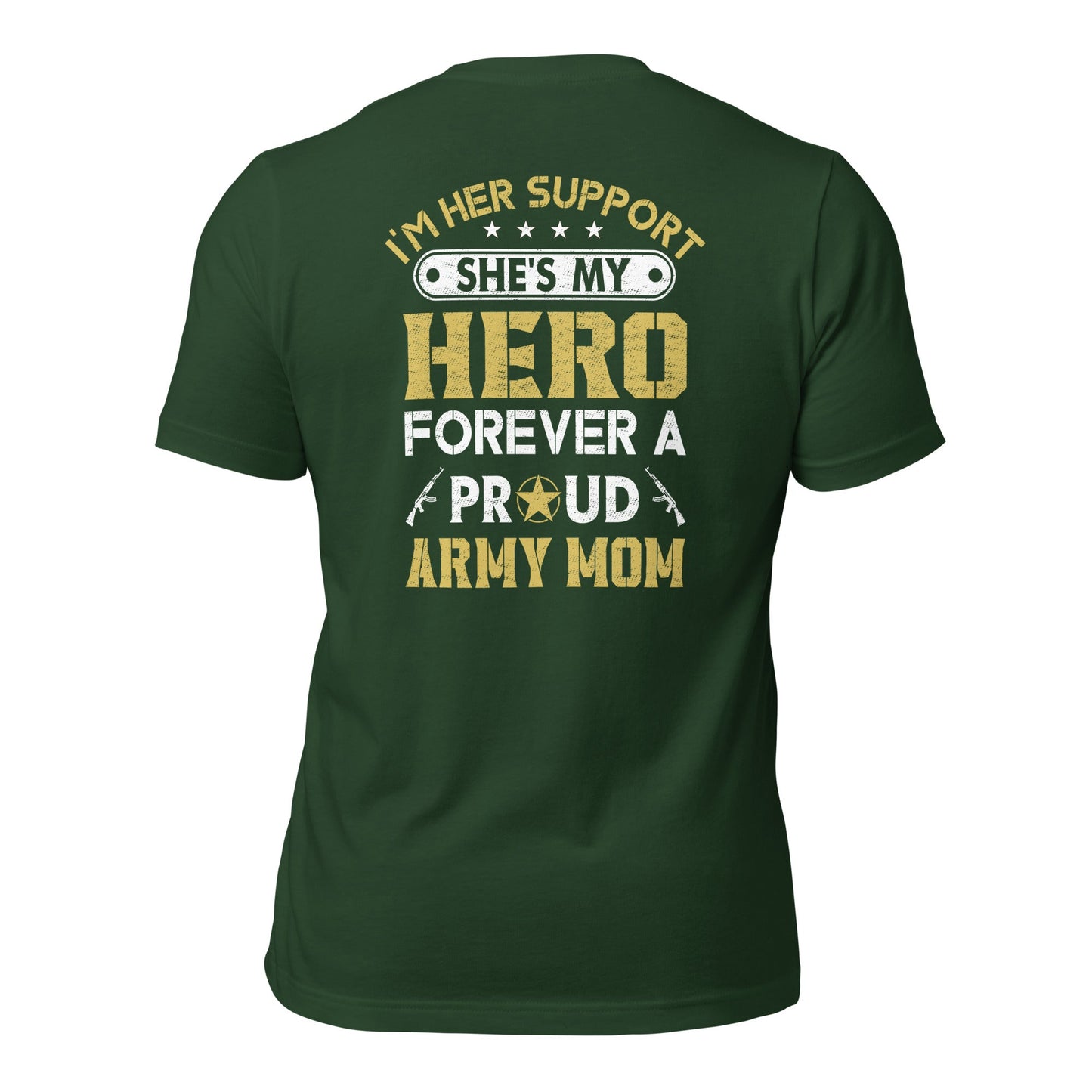 I'm her support - Unisex t-shirt (back print) by DarkByteGear