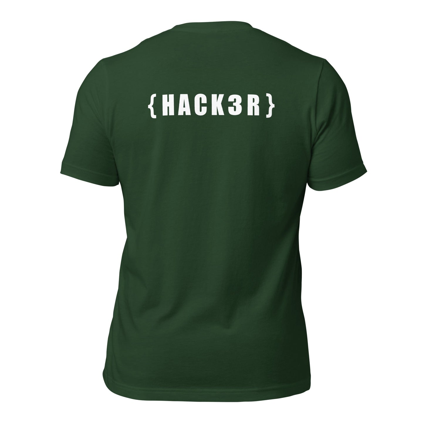 Hack3r - Unisex t-shirt ( Back Print ) by DarkByteGear