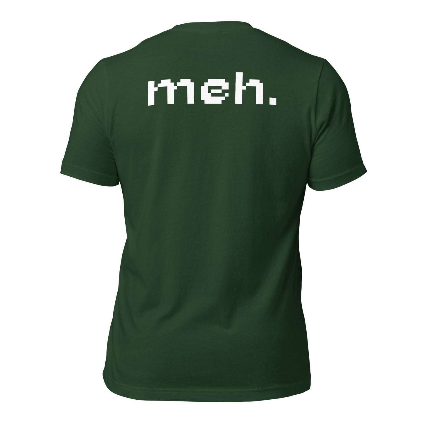 Meh - Unisex t-shirt (back print) by DarkByteGear