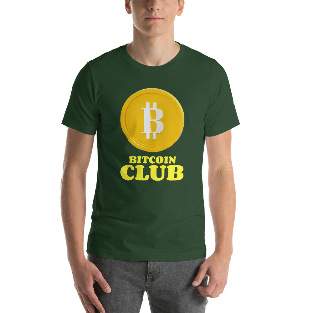 BITCOIN CLUB V1 - Unisex T-shirt by DarkByteGear