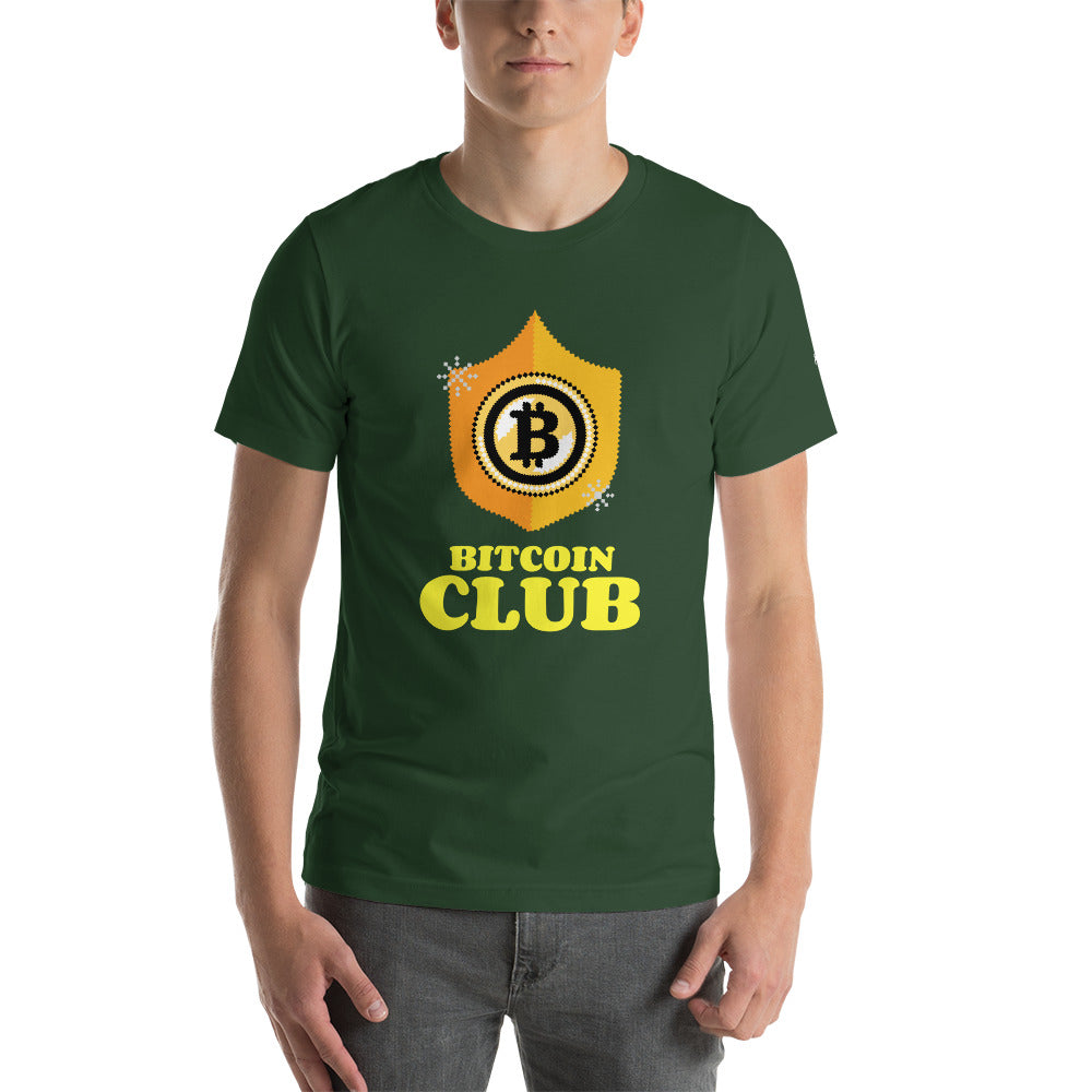 BITCOIN CLUB V2 - Unisex t-shirt by DarkByteGear