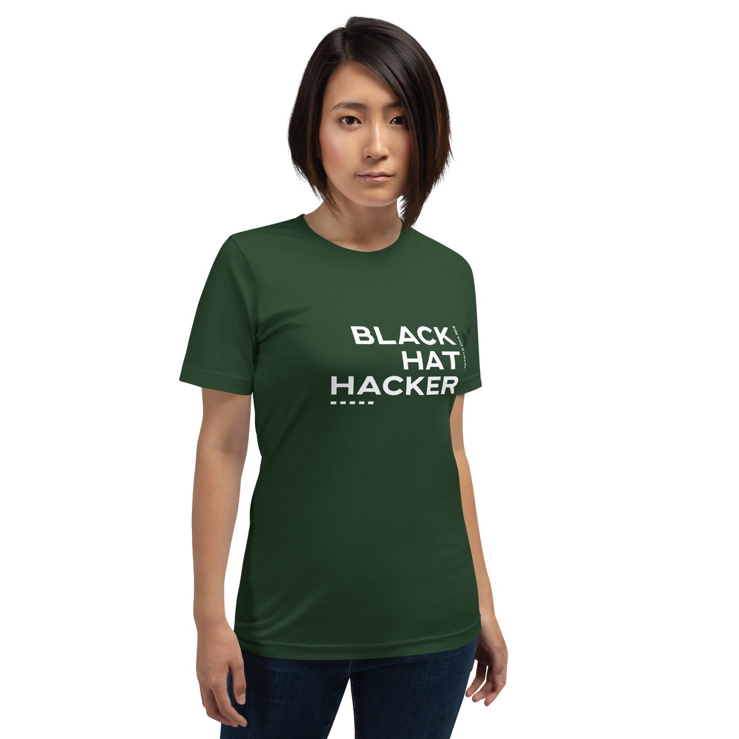 Black Hat Hacker V12 Unisex t-shirt by DarkByteGear