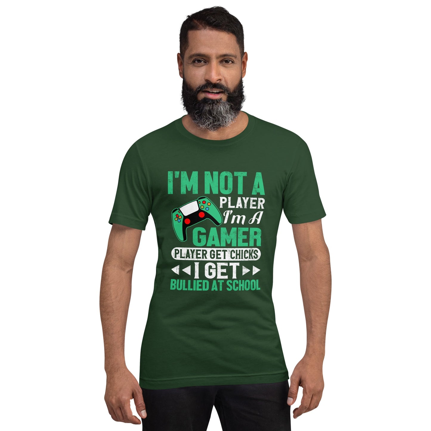 I am not a Player, I am a Gamer - Unisex t-shirt by DarkByteGear