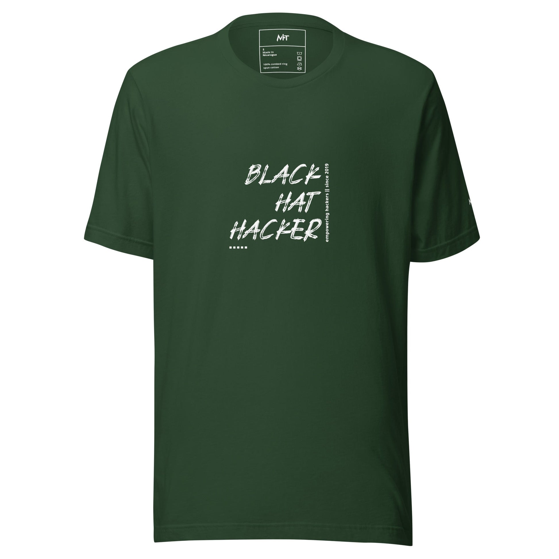 Black Hat Hacker V10 Unisex t-shirt by DarkByteGear