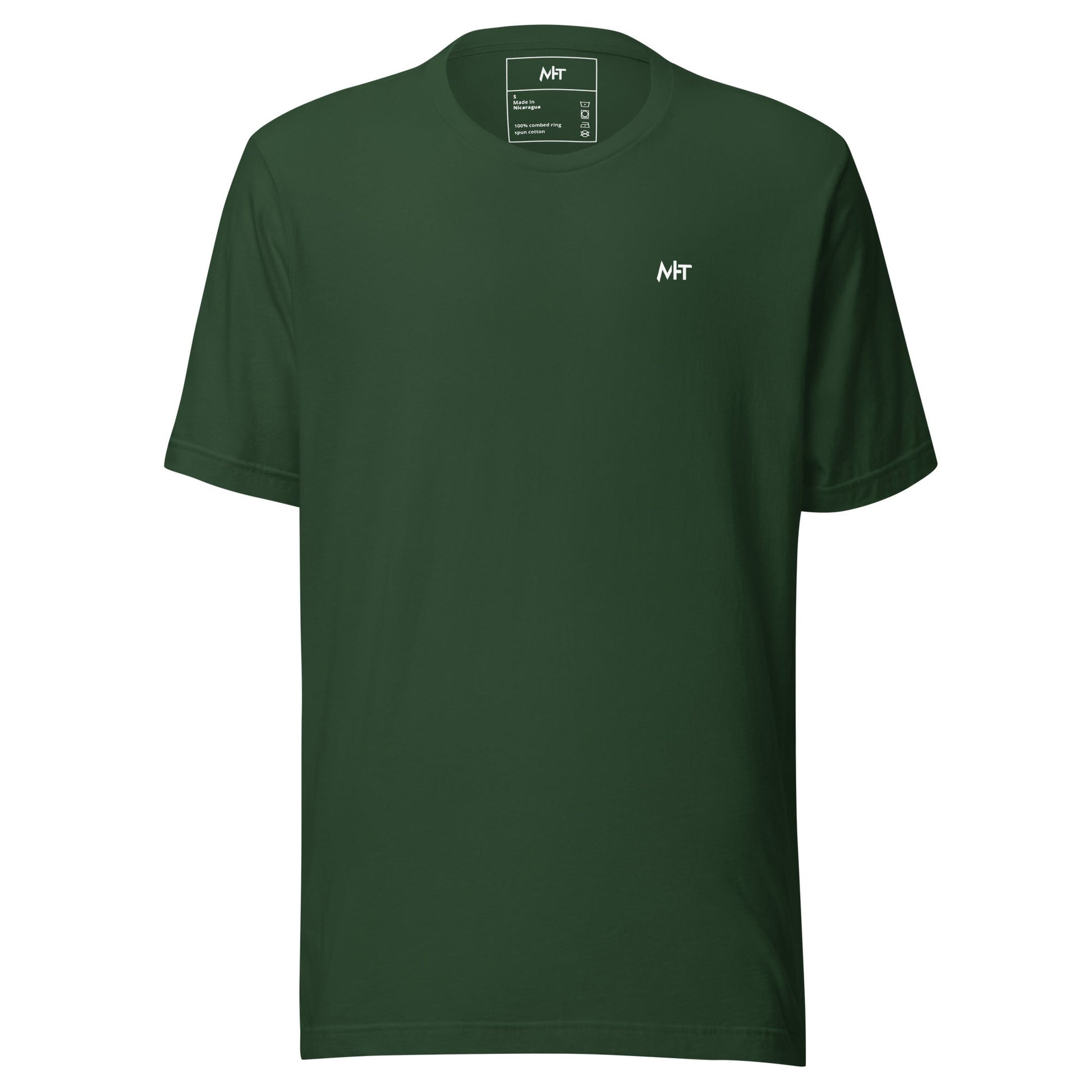 Black Hat Hacker V9 Unisex t-shirt ( Back Print ) by DarkByteGear