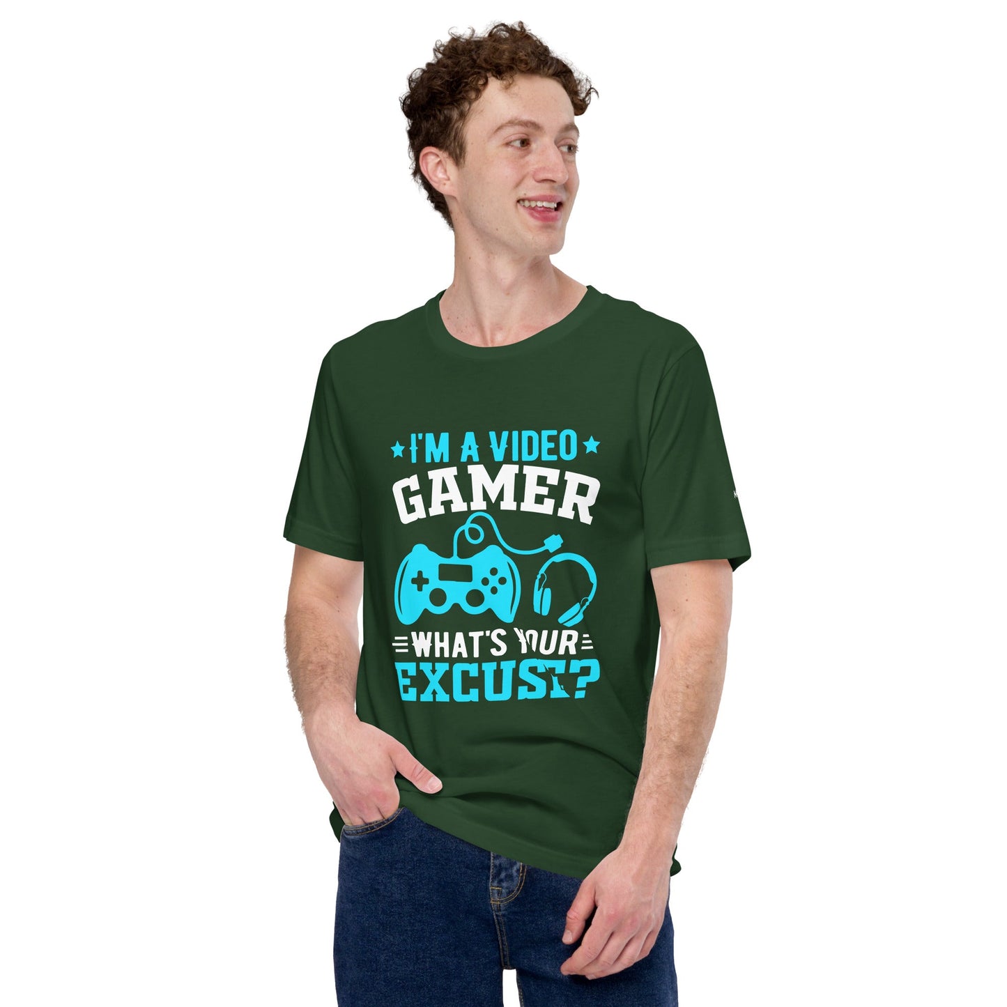 I am a Video Gamer! What is Your Excuse? Unisex t-shirt by DarkByteGear