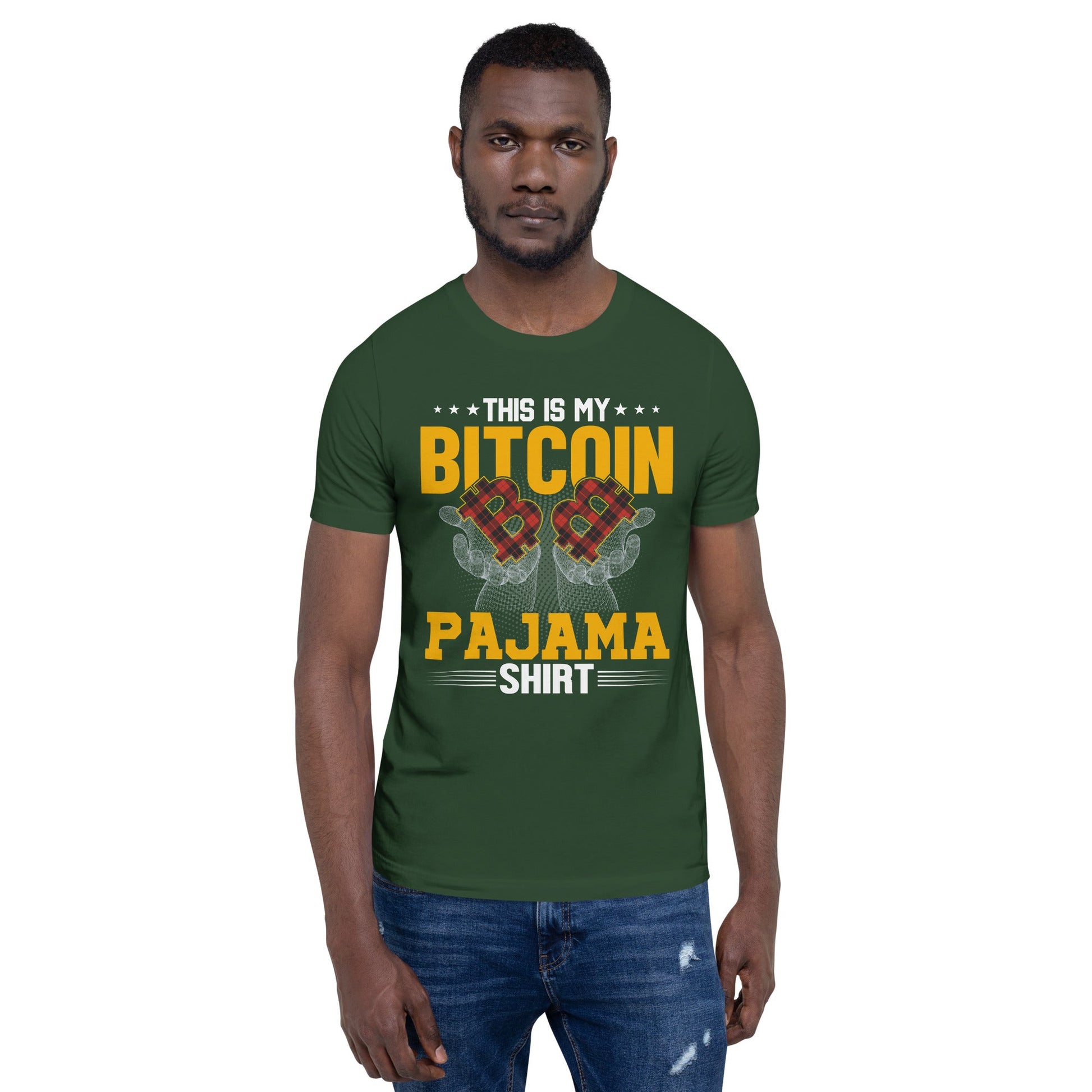This is My Bitcoin Pajama Shirt Unisex t-shirt by DarkByteGear
