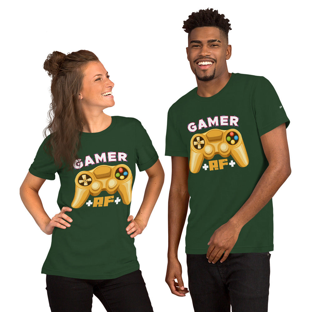 Gamer AF Unisex t-shirt by DarkByteGear