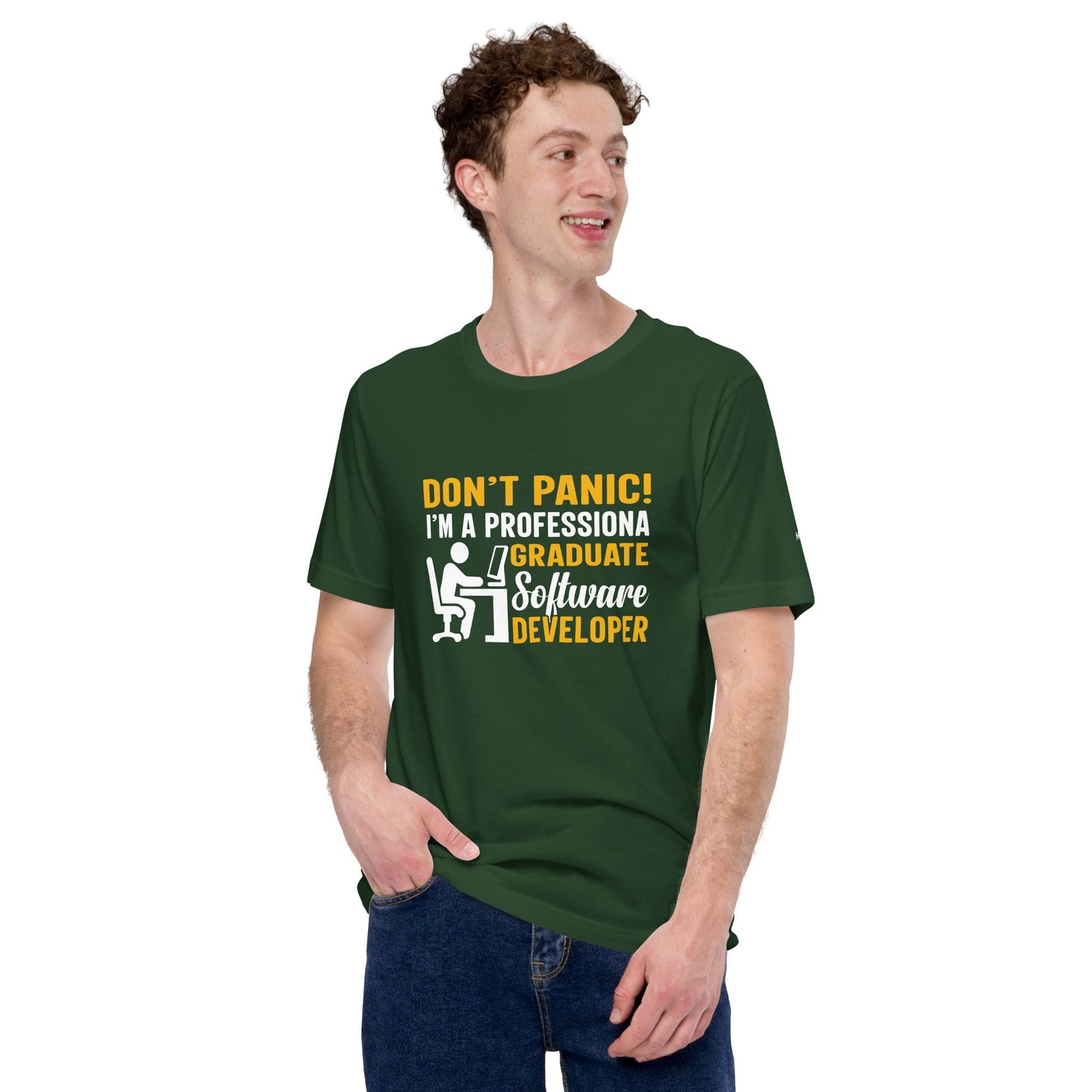 Don’t Worry! I am a Professional Graduate Software Developer - Unisex t-shirt by DarkByteGear