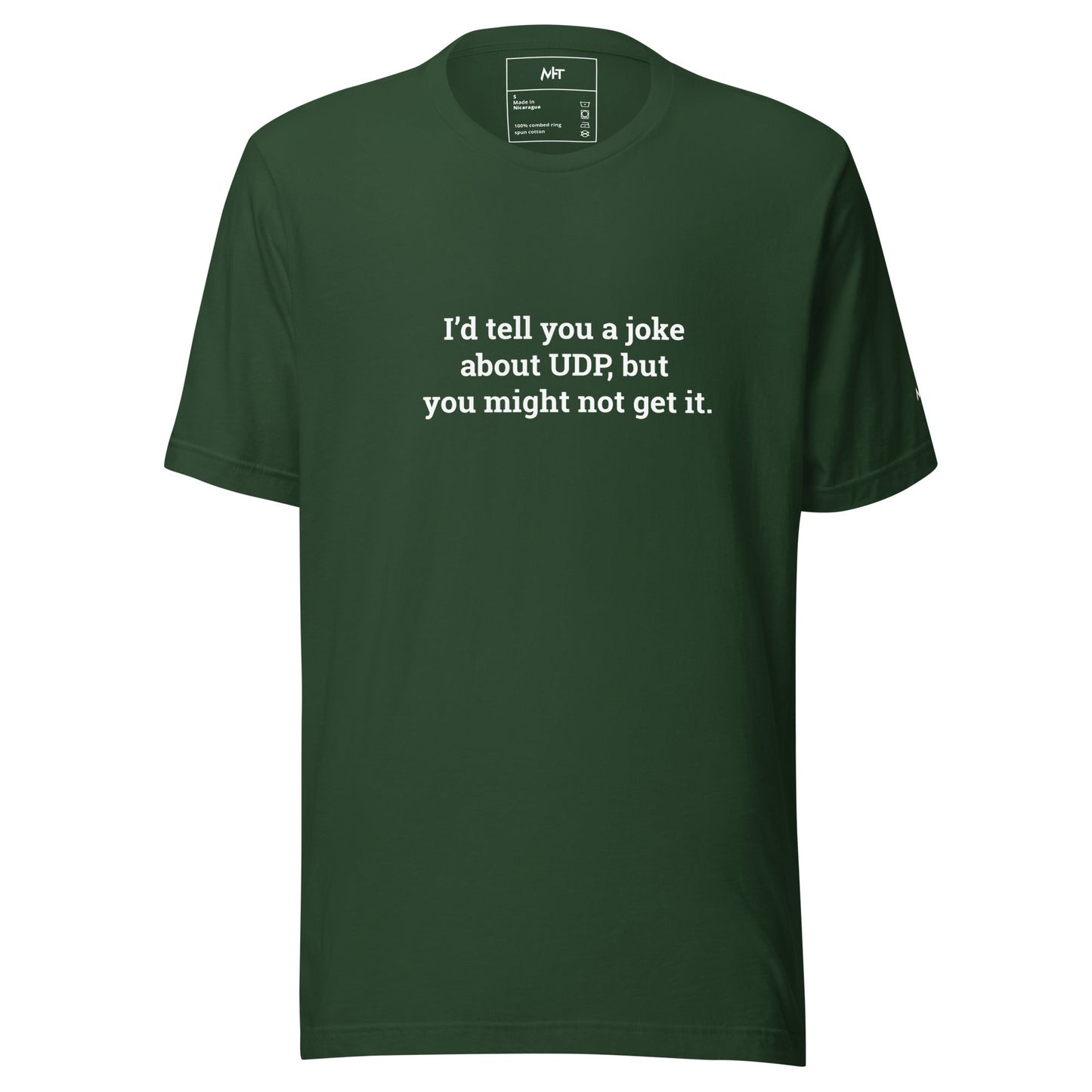 I'd tell you a joke about UDP, but you might not get it V2 - Unisex t-shirt by DarkByteGear