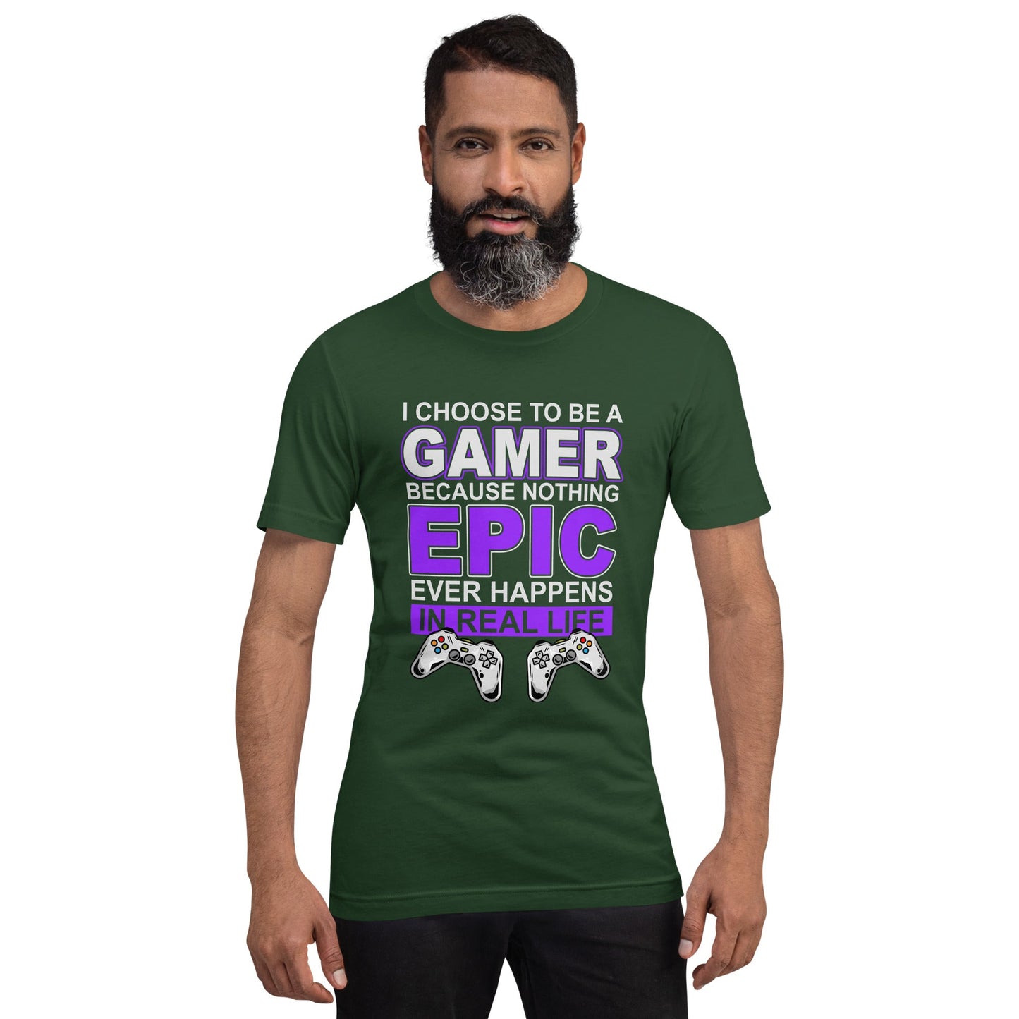 Gamer Epic in Real Life - Unisex t-shirt by DarkByteGear