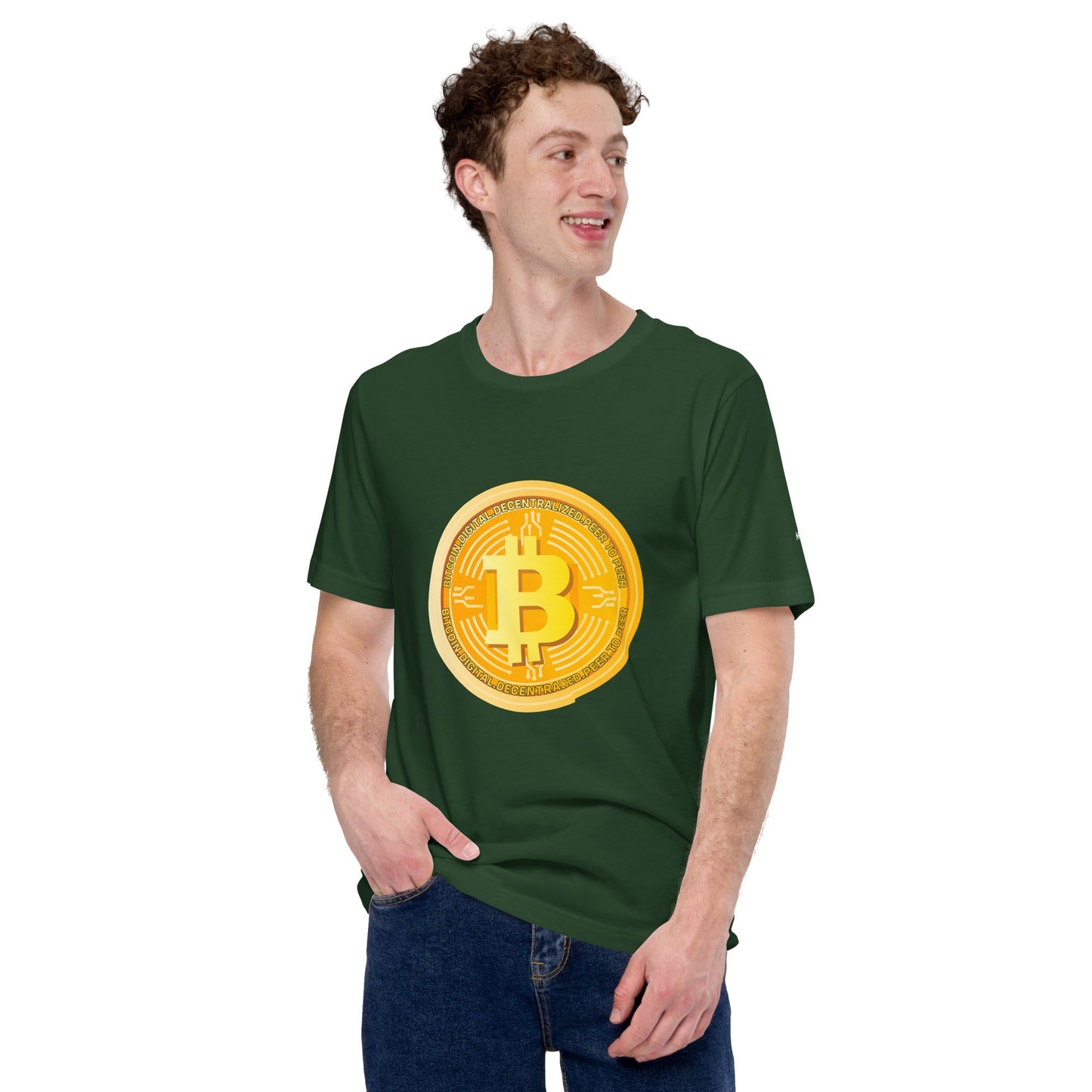 Bitcoin Medal - Unisex t-shirt by DarkByteGear
