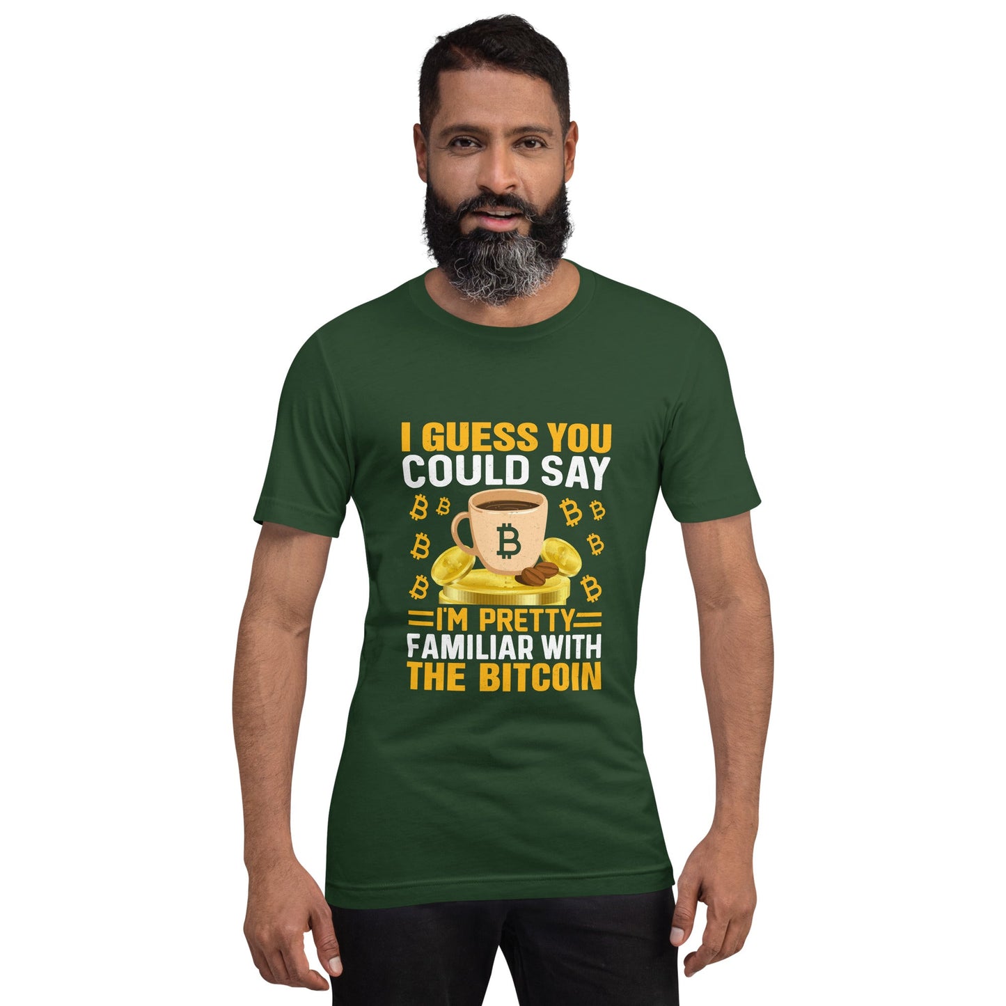 I guess you could say I am pretty familiar with the Bitcoin - Unisex t-shirt by DarkByteGear
