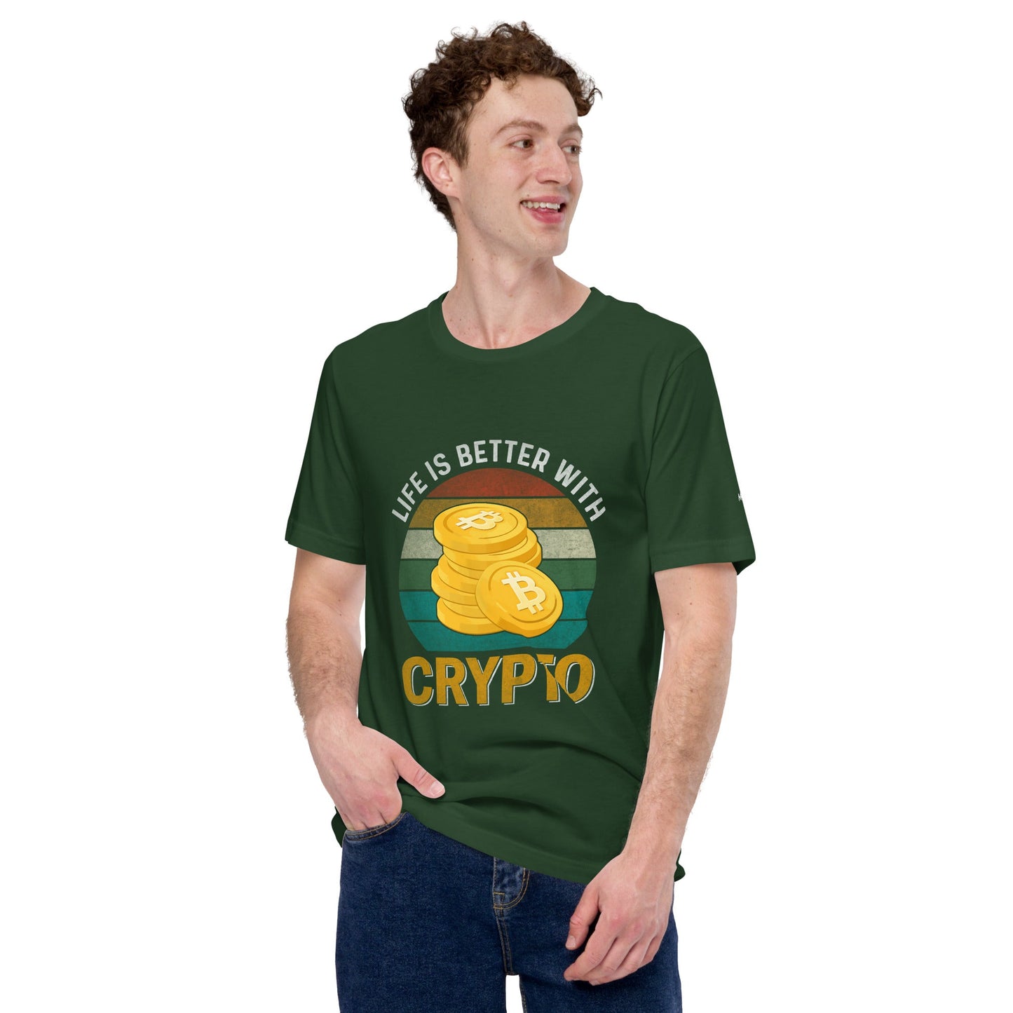 Life is Better with Bitcoin - Unisex t-shirt by DarkByteGear