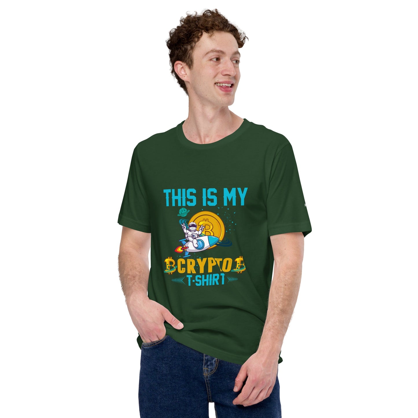 This is my Crypto T-shirt with Turtle Ninja and Missile - Unisex t-shirt by DarkByteGear