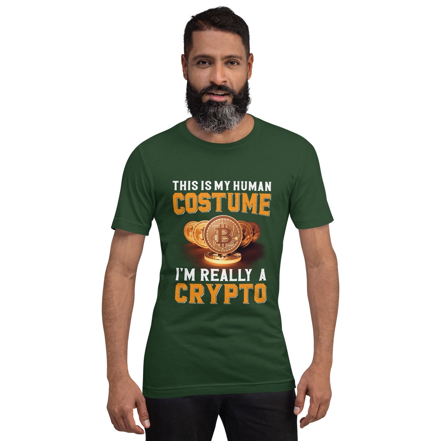 This is my Human Costume, I am a really a Crypto - Unisex t-shirt by DarkByteGear