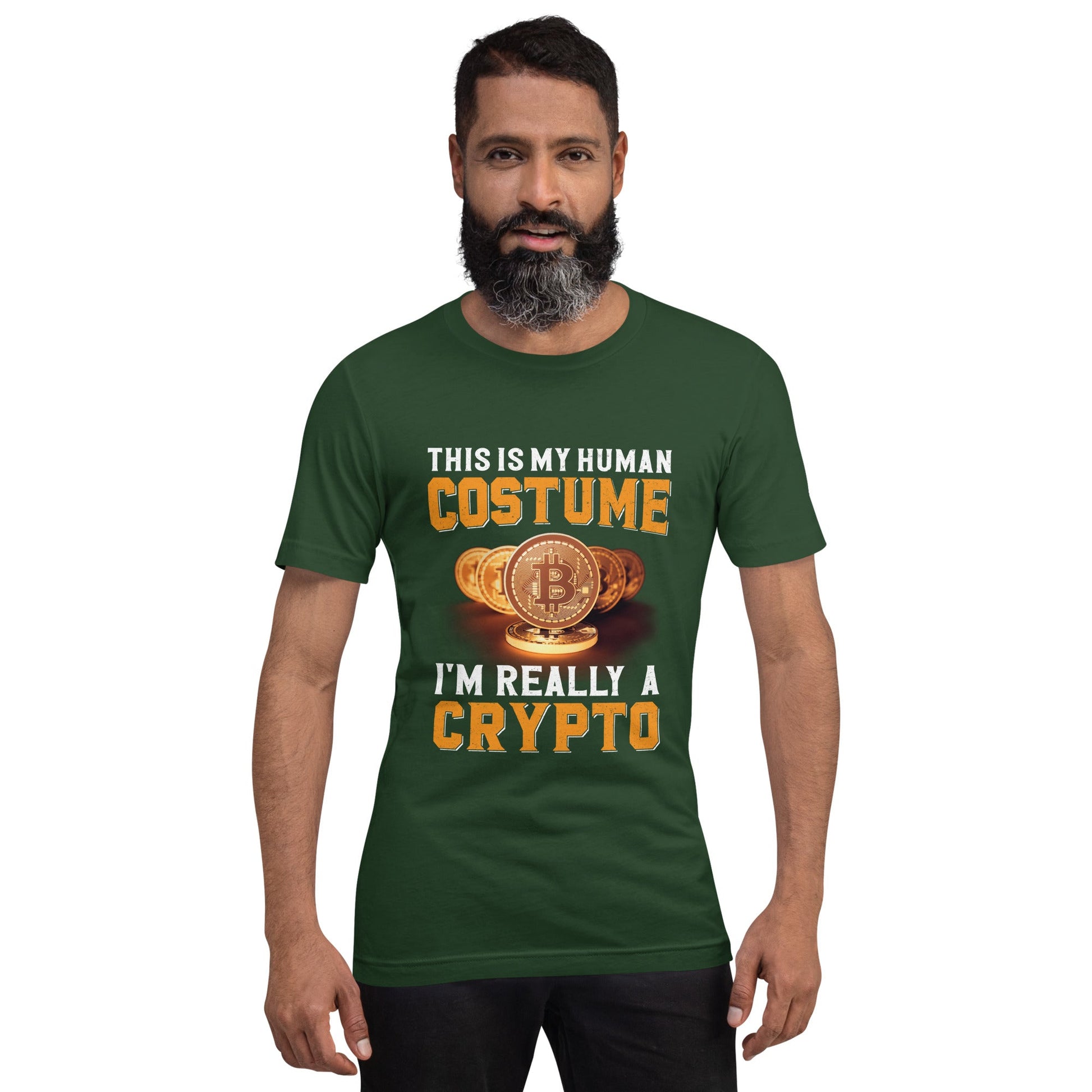 This is my Human Costume, I am a really a Crypto - Unisex t-shirt by DarkByteGear