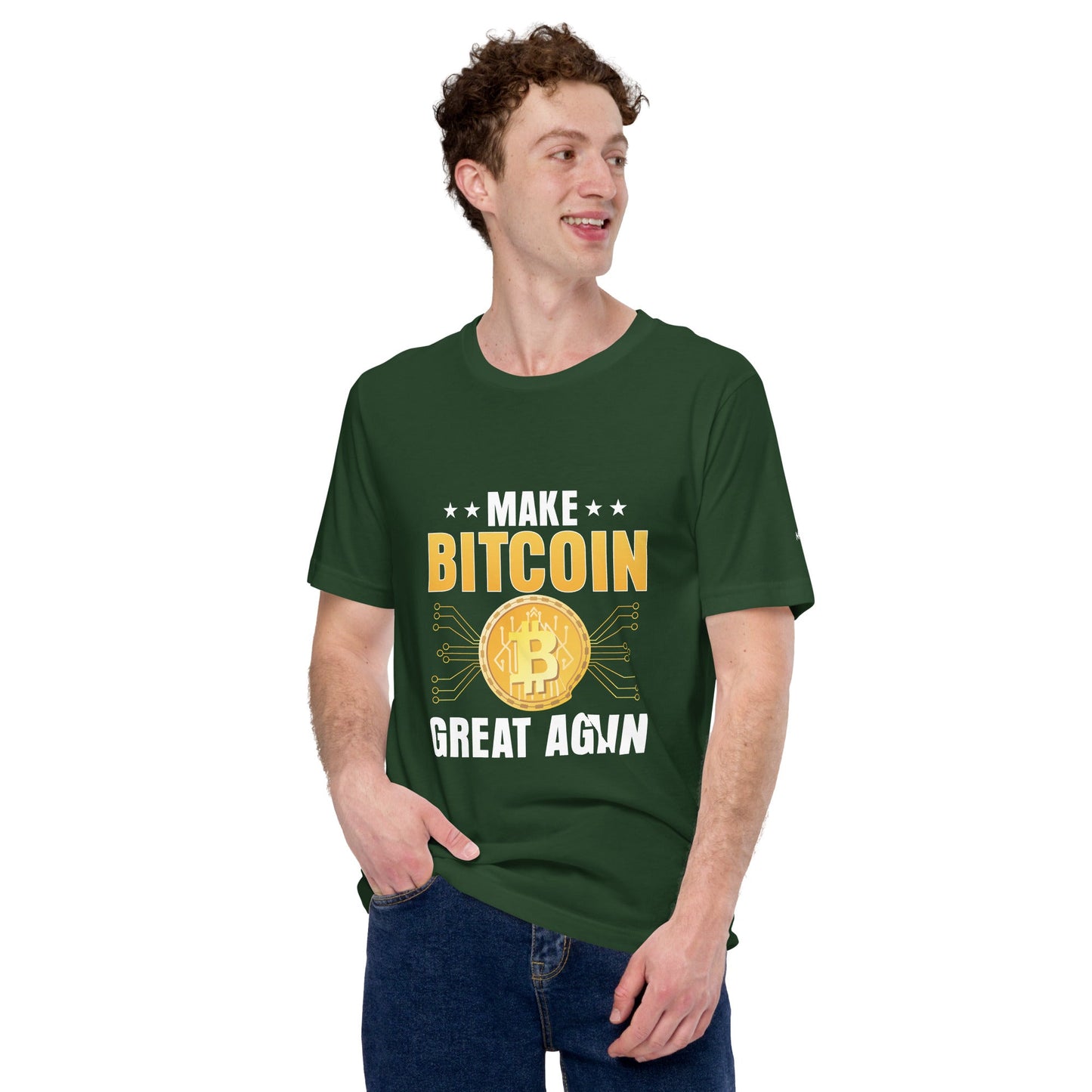 Make Bitcoin Great again Unisex t-shirt by DarkByteGear