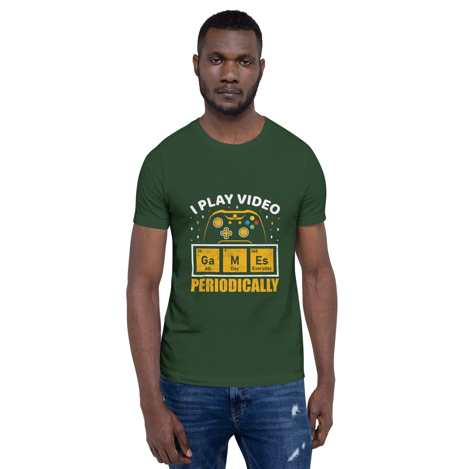 I Play Videogames Periodically - Unisex t-shirt by DarkByteGear