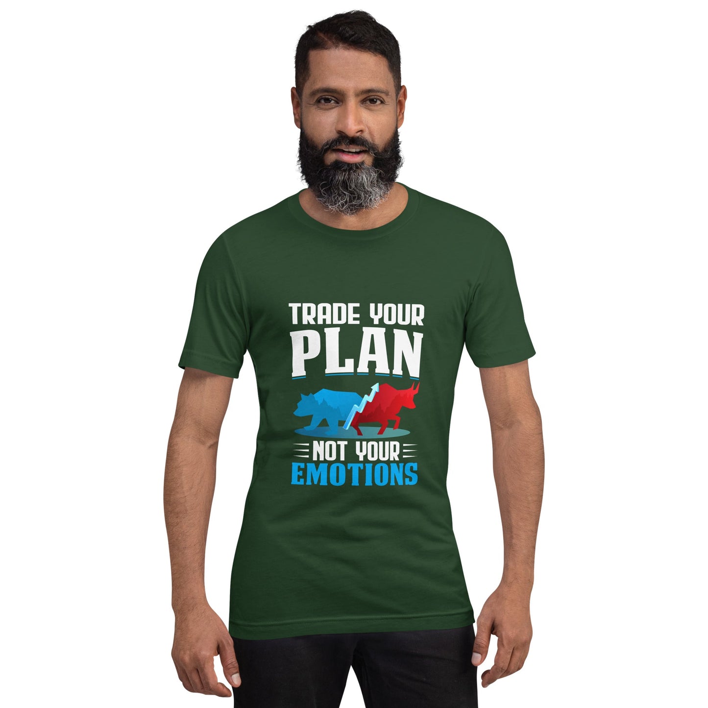 Trade your plan: not your emotion - Unisex t-shirt by DarkByteGear