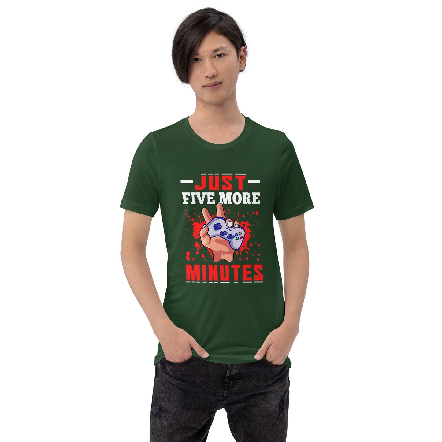 Just 5 more Minutes Rima - Unisex t-shirt by DarkByteGear
