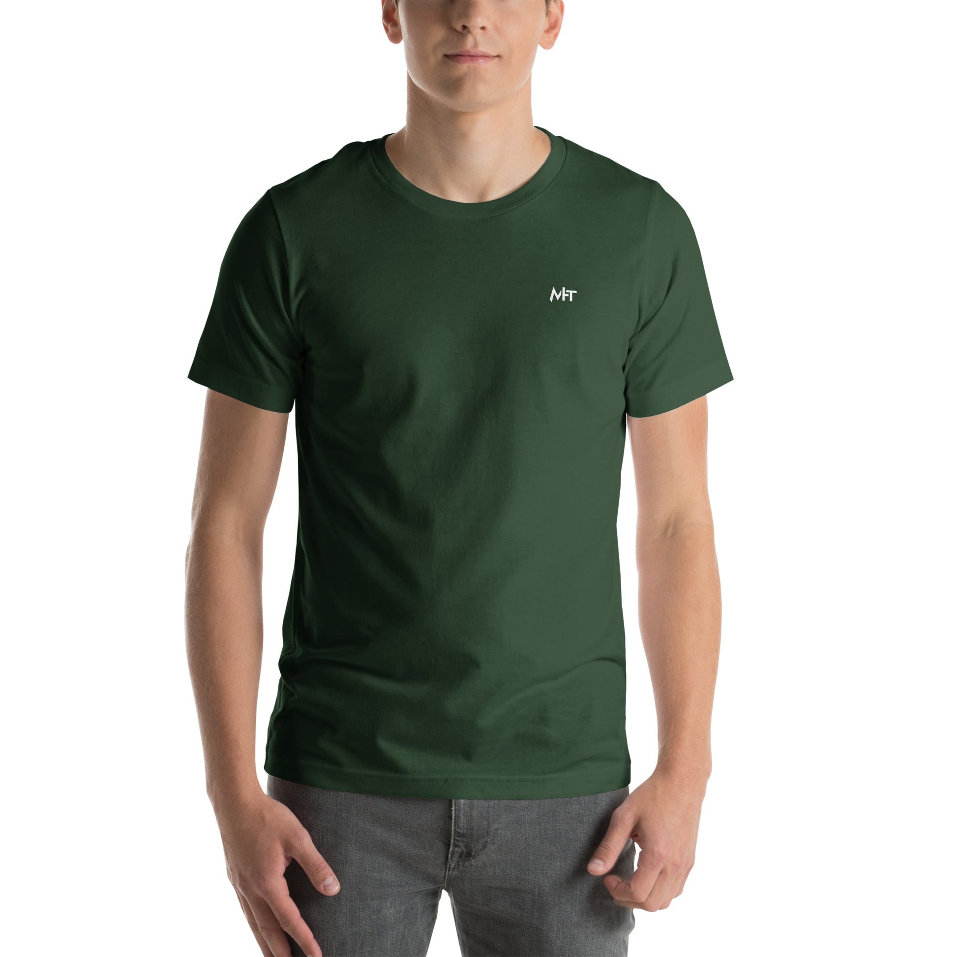 Bitcoin Accepted Here - Unisex t-shirt ( Back Print ) by DarkByteGear