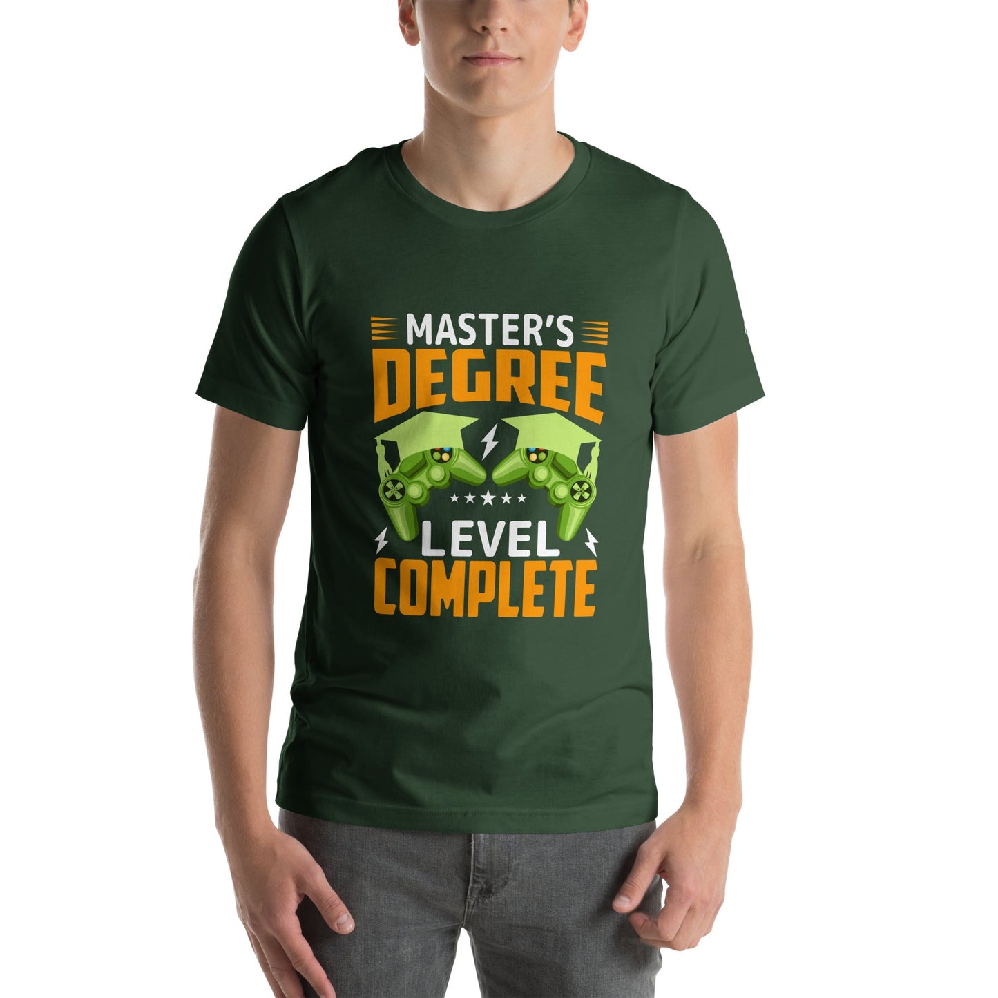 Master Degree Level Complete - Unisex t-shirt by DarkByteGear