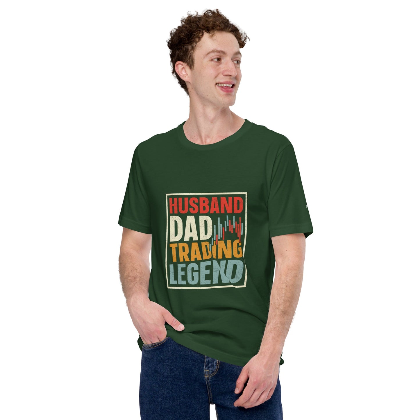 Husband, Dad, Trading Legend - Unisex t-shirt by DarkByteGear