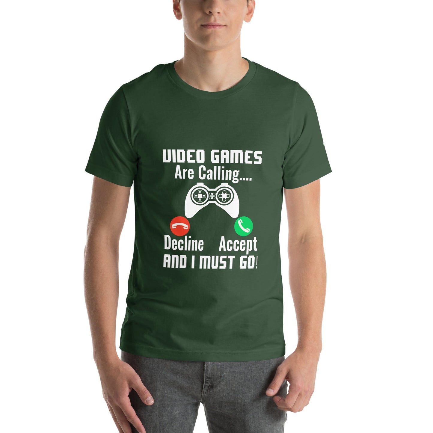 Video Games are Calling and I must Go Rima 18 - Unisex t-shirt by DarkByteGear