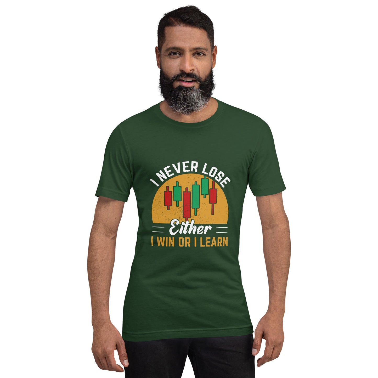 I never Lose: Either I win or I learn V1 - Unisex t-shirt by DarkByteGear