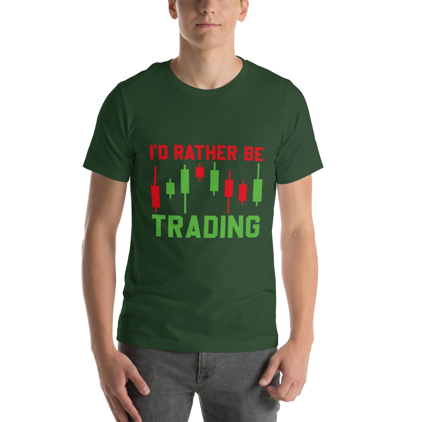 I'd rater be Trading ( Tanvir ) - Unisex t-shirt by DarkByteGear