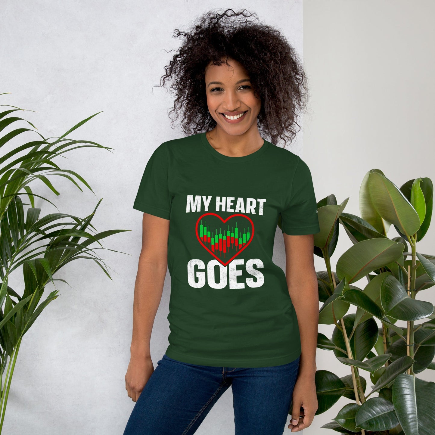 My Heart Goes - Unisex t-shirt by DarkByteGear