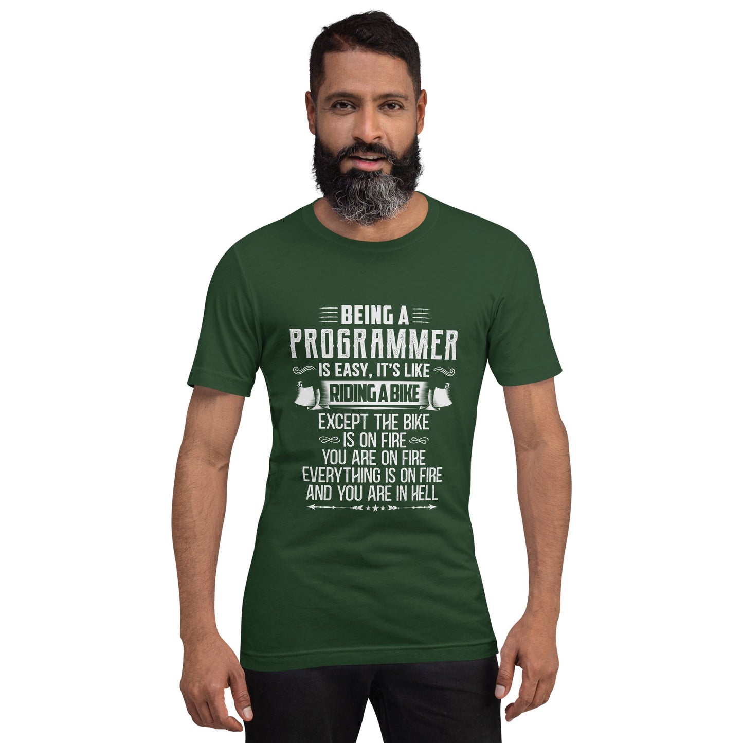 Being a Programmer is easy - Unisex t-shirt by DarkByteGear