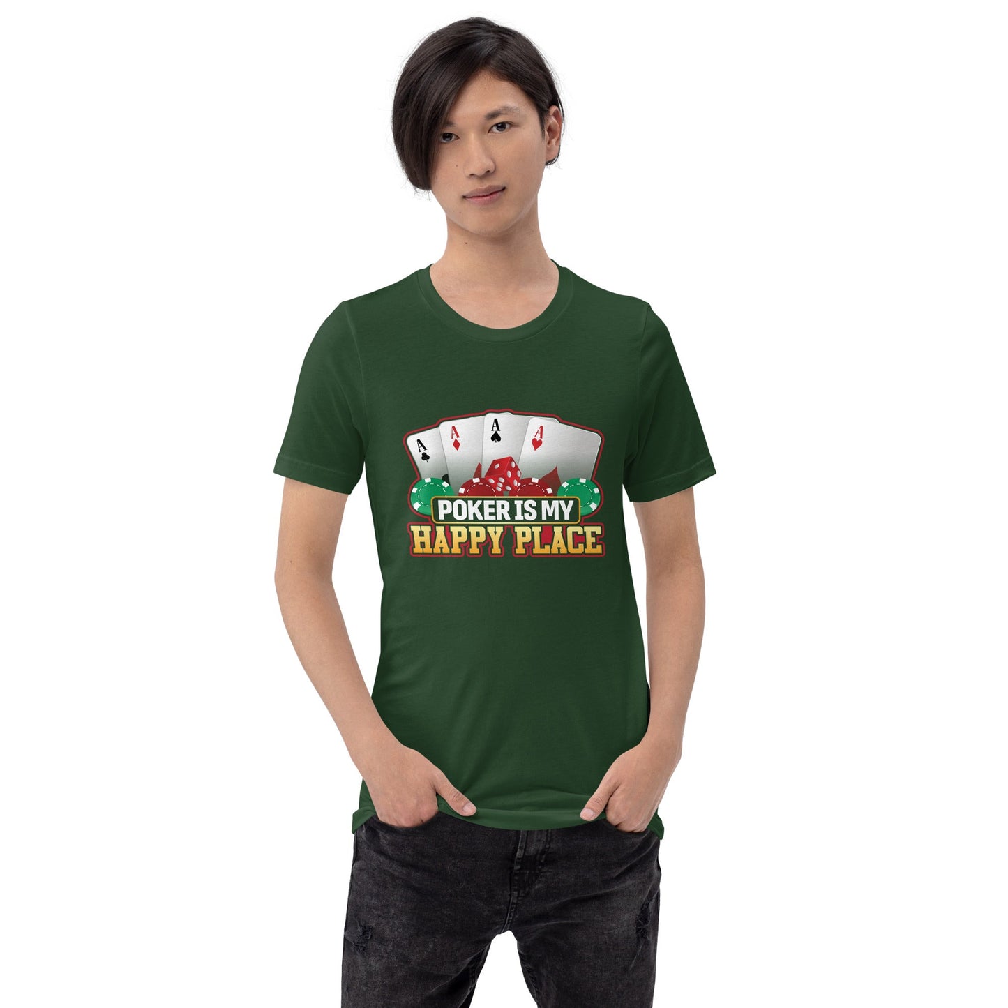 Poker Dad is like a Normal Dad but much Cooler - Unisex t-shirt by DarkByteGear