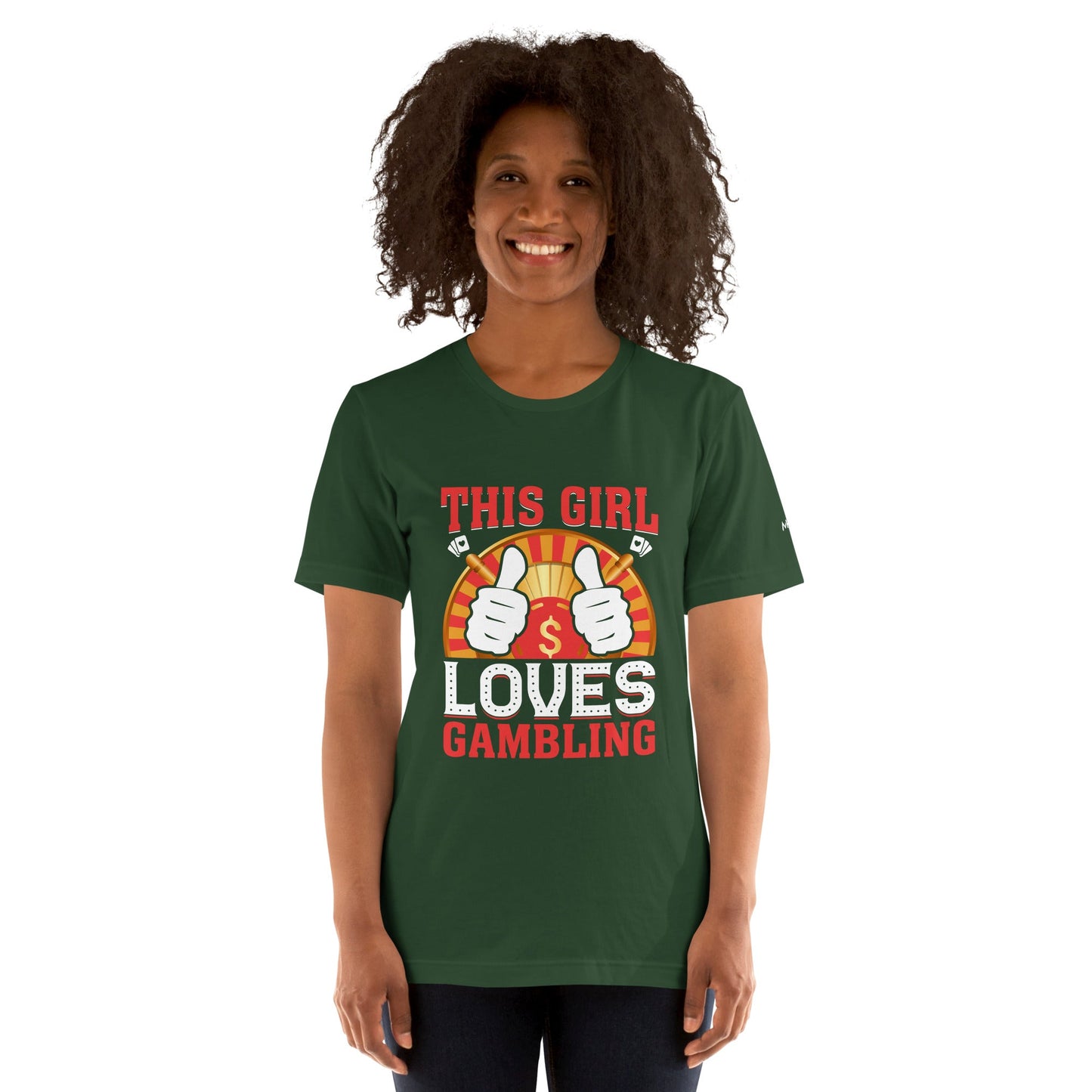 This Girl Loves Gambling - Unisex t-shirt by DarkByteGear