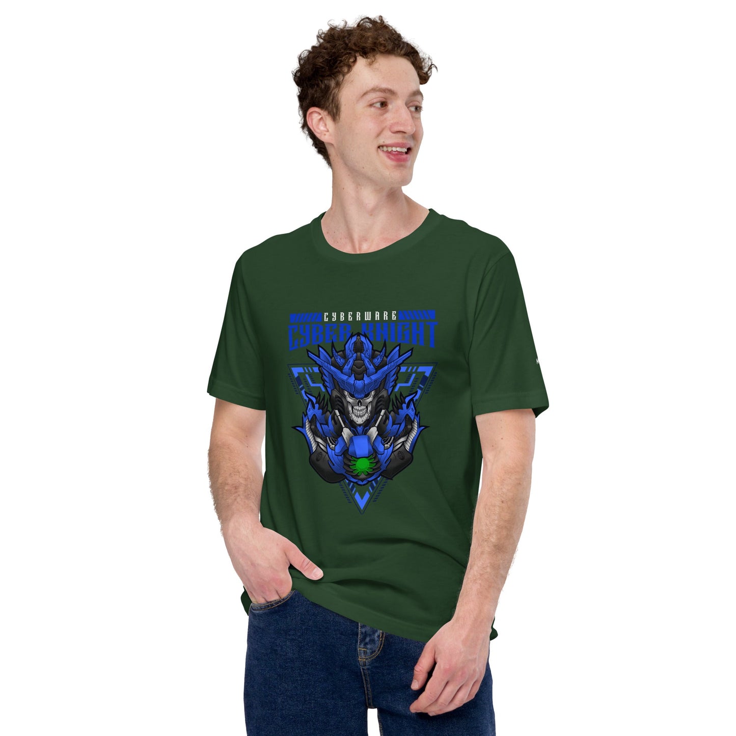 CyberWare Cyber knight - Unisex t-shirt by DarkByteGear