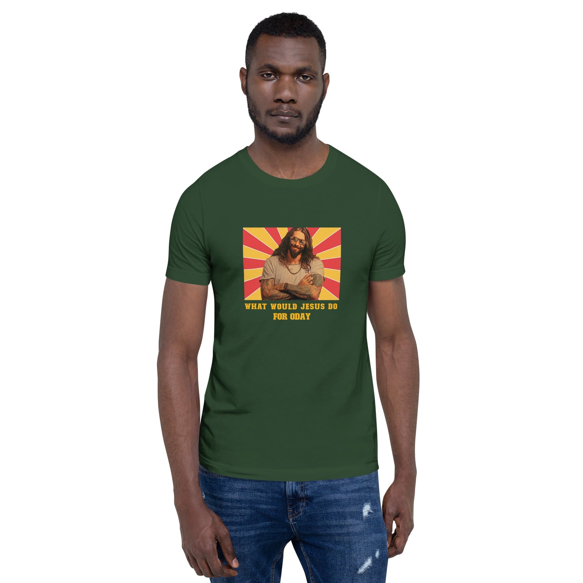 What would Jesus do for 0day v1 - Unisex t-shirt by DarkByteGear