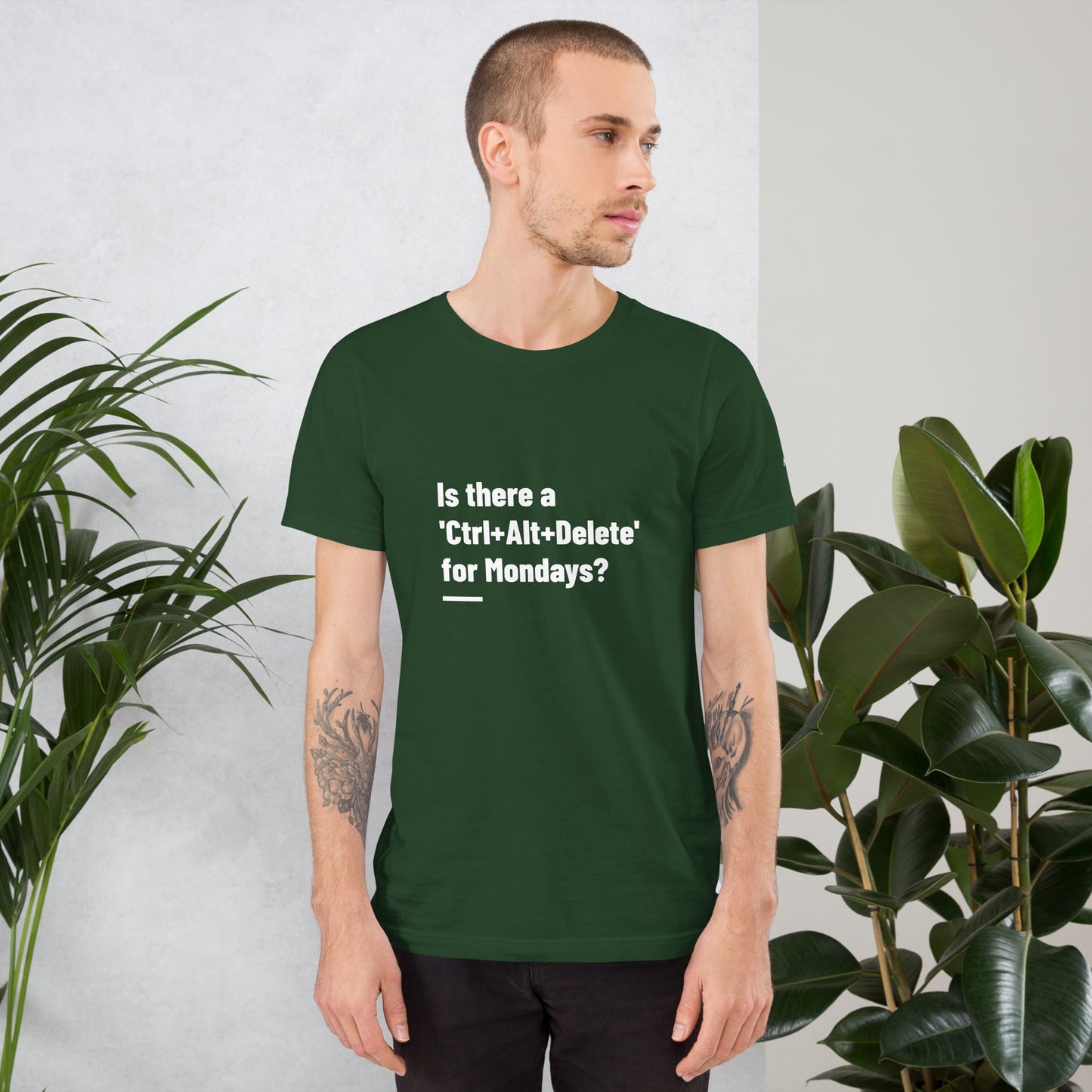 Is there a 'Ctrl+Alt+Delete' for Mondays? - Unisex t-shirt by DarkByteGear