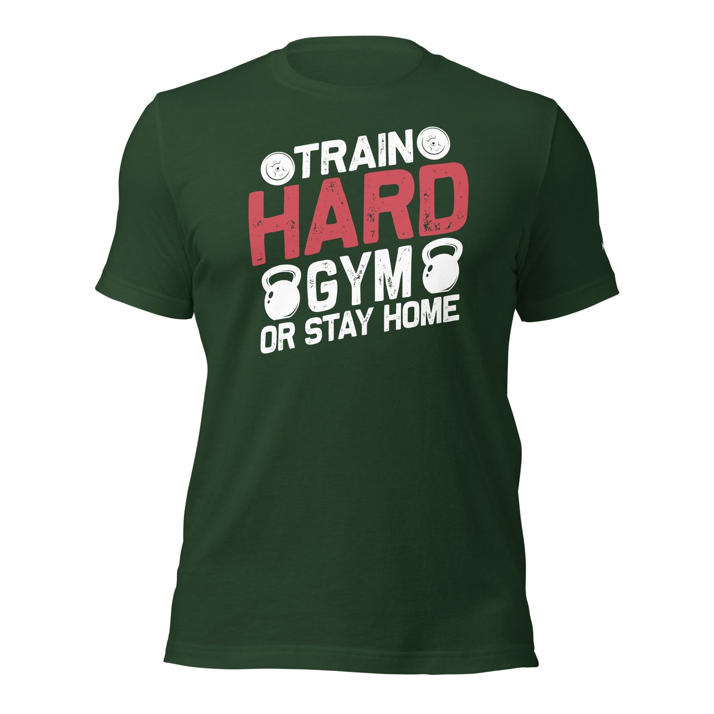 Train Hard - Unisex t-shirt (back print) by DarkByteGear