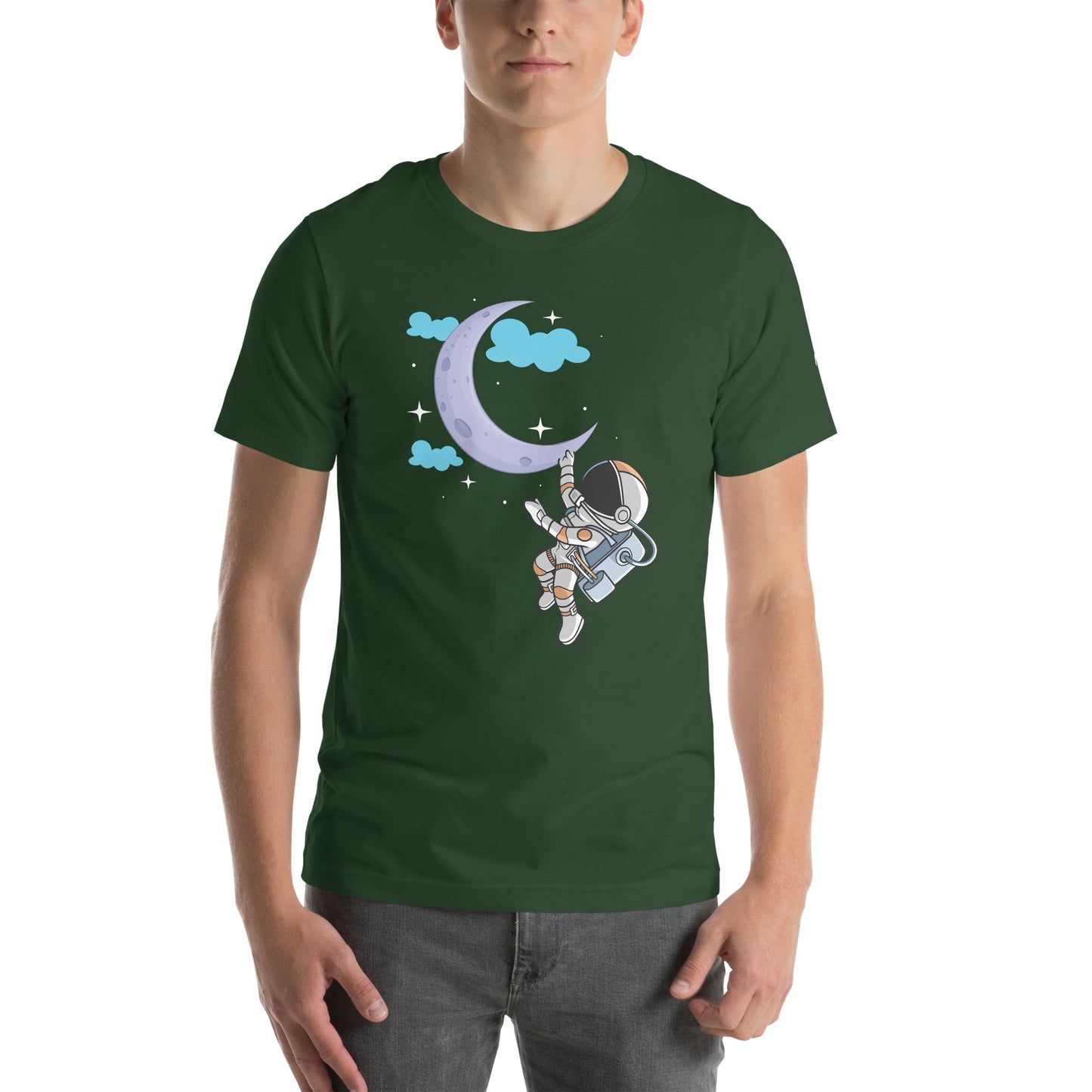 Full Moon Astronaut - Unisex t-shirt by DarkByteGear