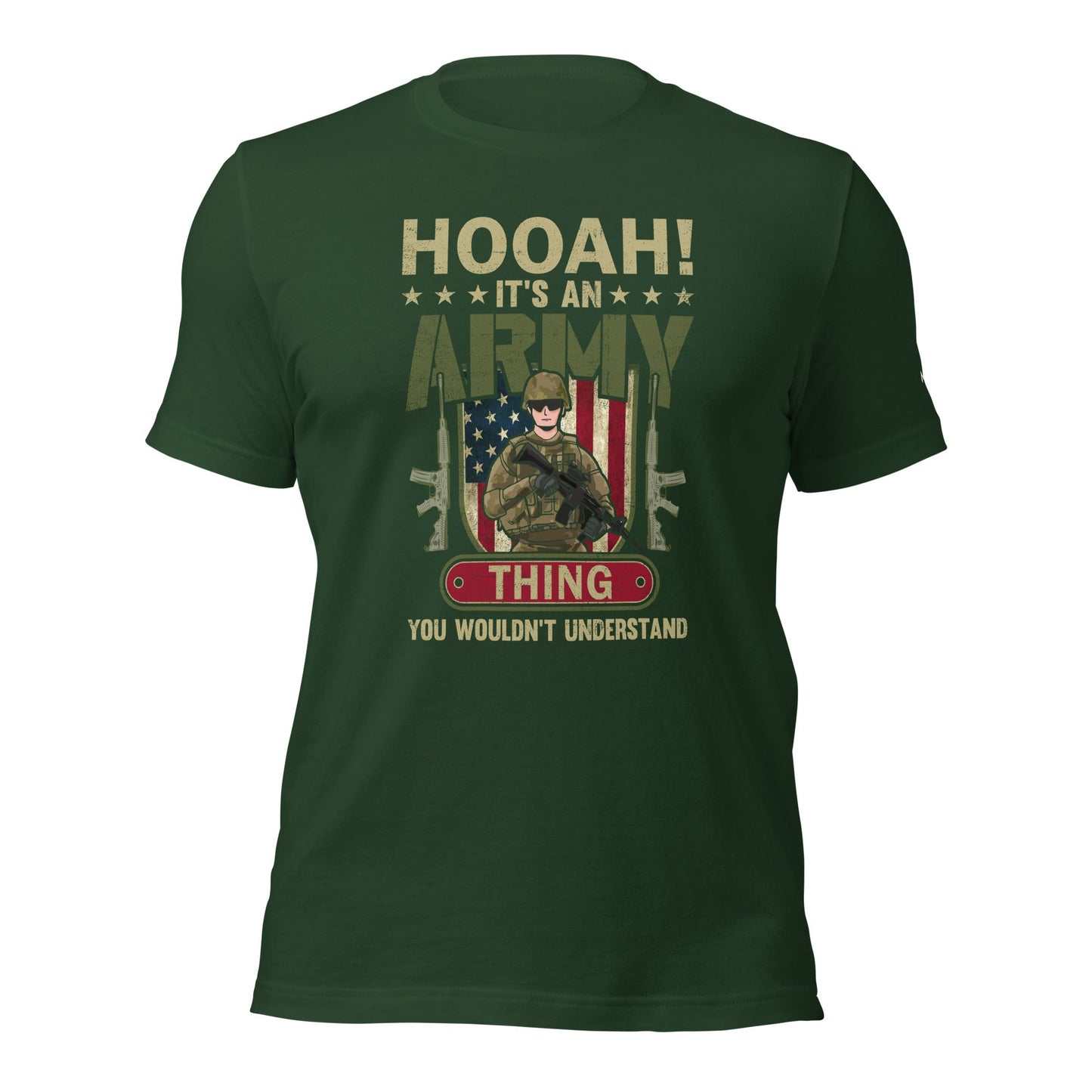 HOOAH! It's an Army thing you wouldn't understand - Unisex t-shirt by DarkByteGear