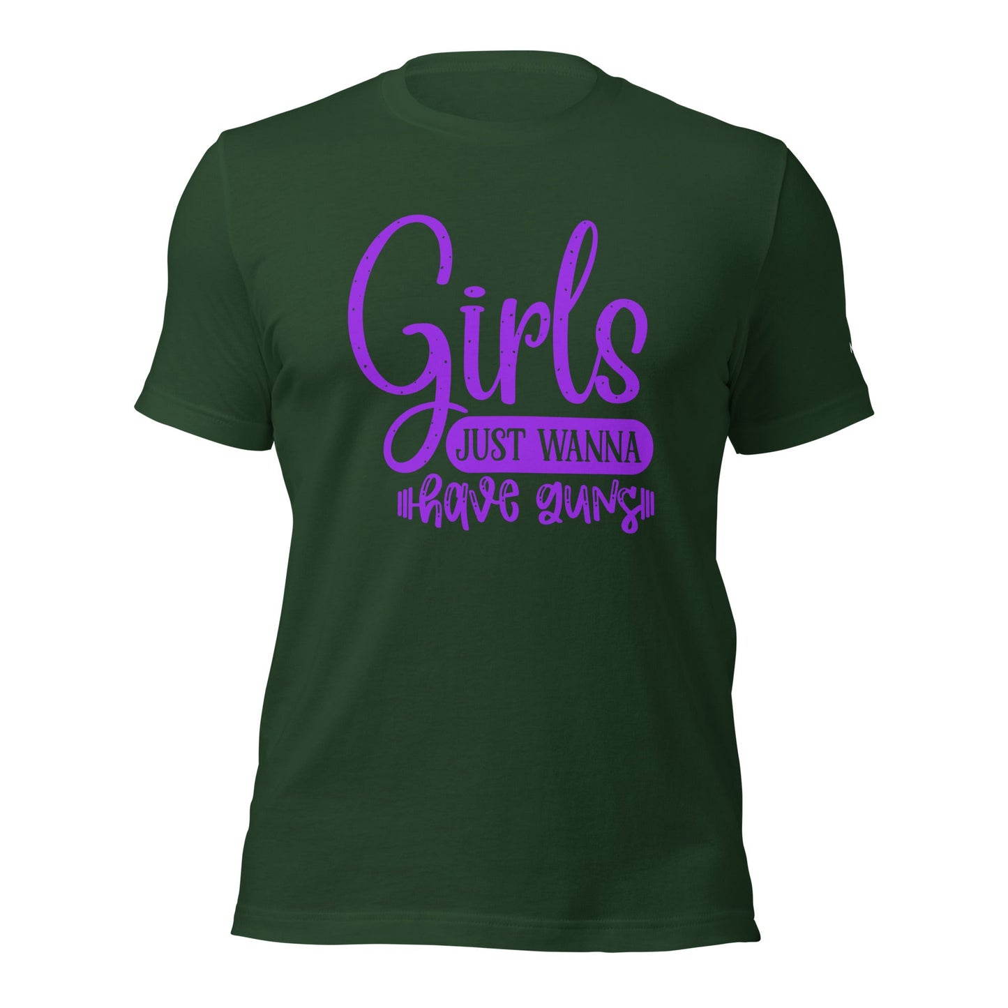 Girls just wanna have guns - Unisex t-shirt by DarkByteGear