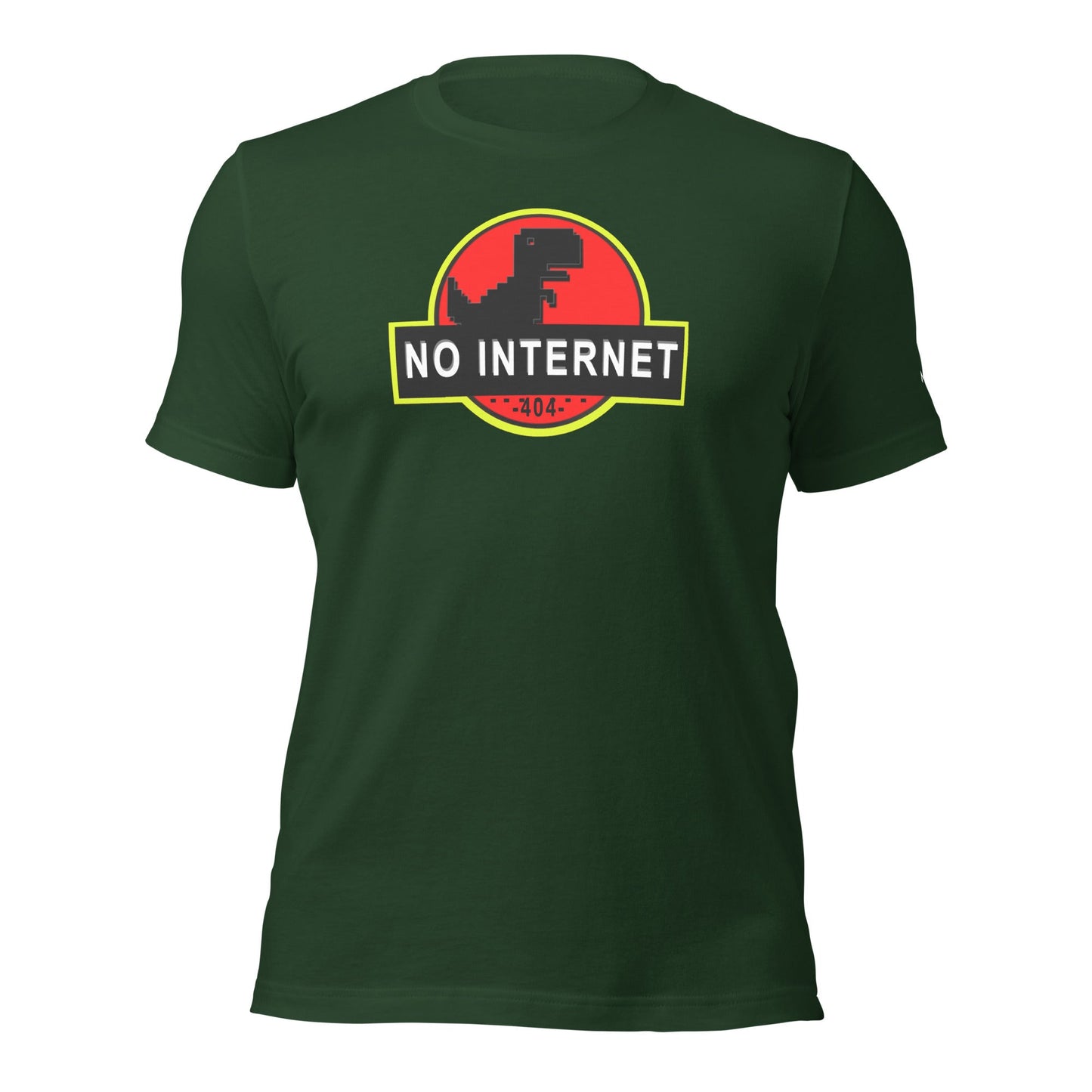 No internet 404 - Unisex t-shirt by DarkByteGear