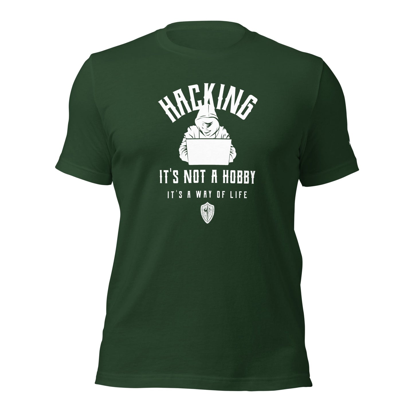 Hacking: It's not a hobby; it's a way of life - Unisex t-shirt by DarkByteGear