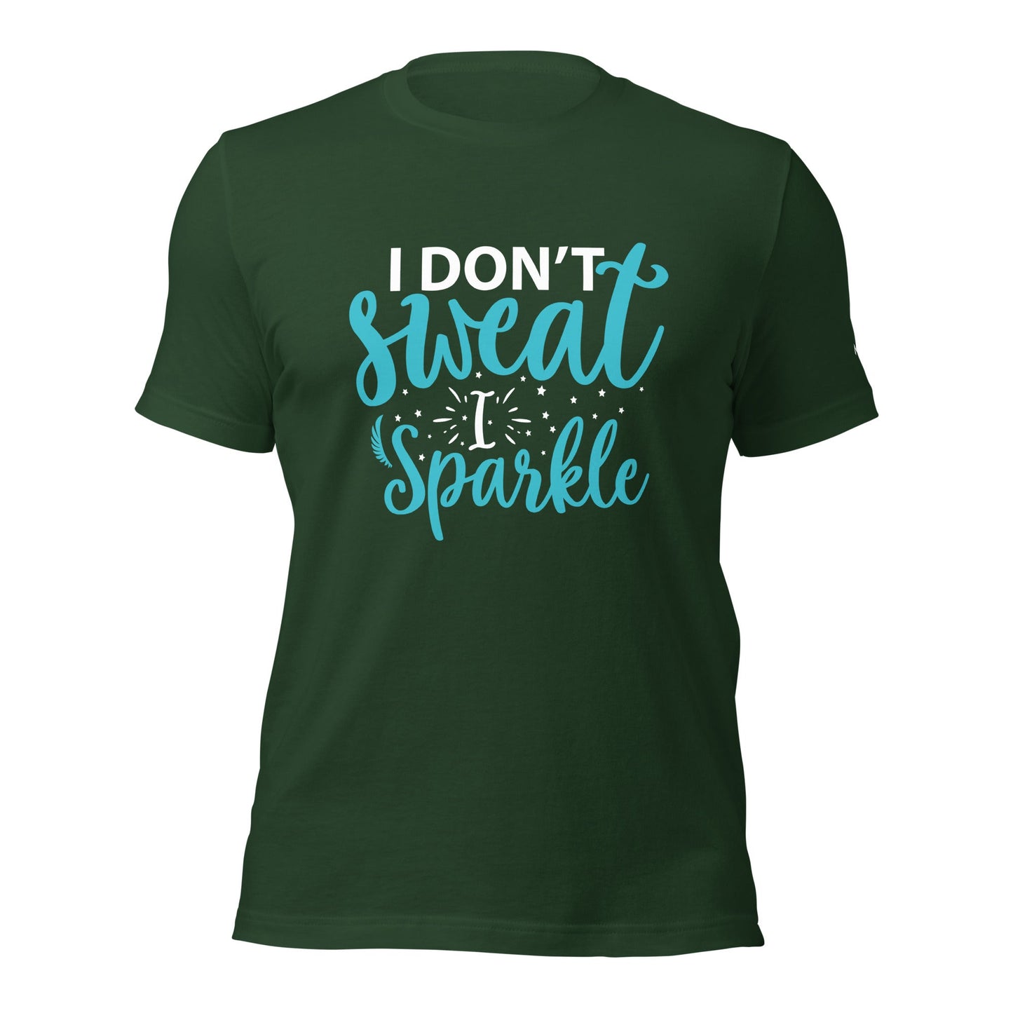 I don't sweat I sparkle - Unisex t-shirt by DarkByteGear