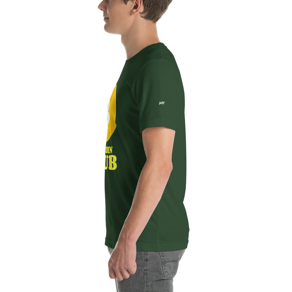 BITCOIN CLUB V1 - Unisex T-shirt by DarkByteGear